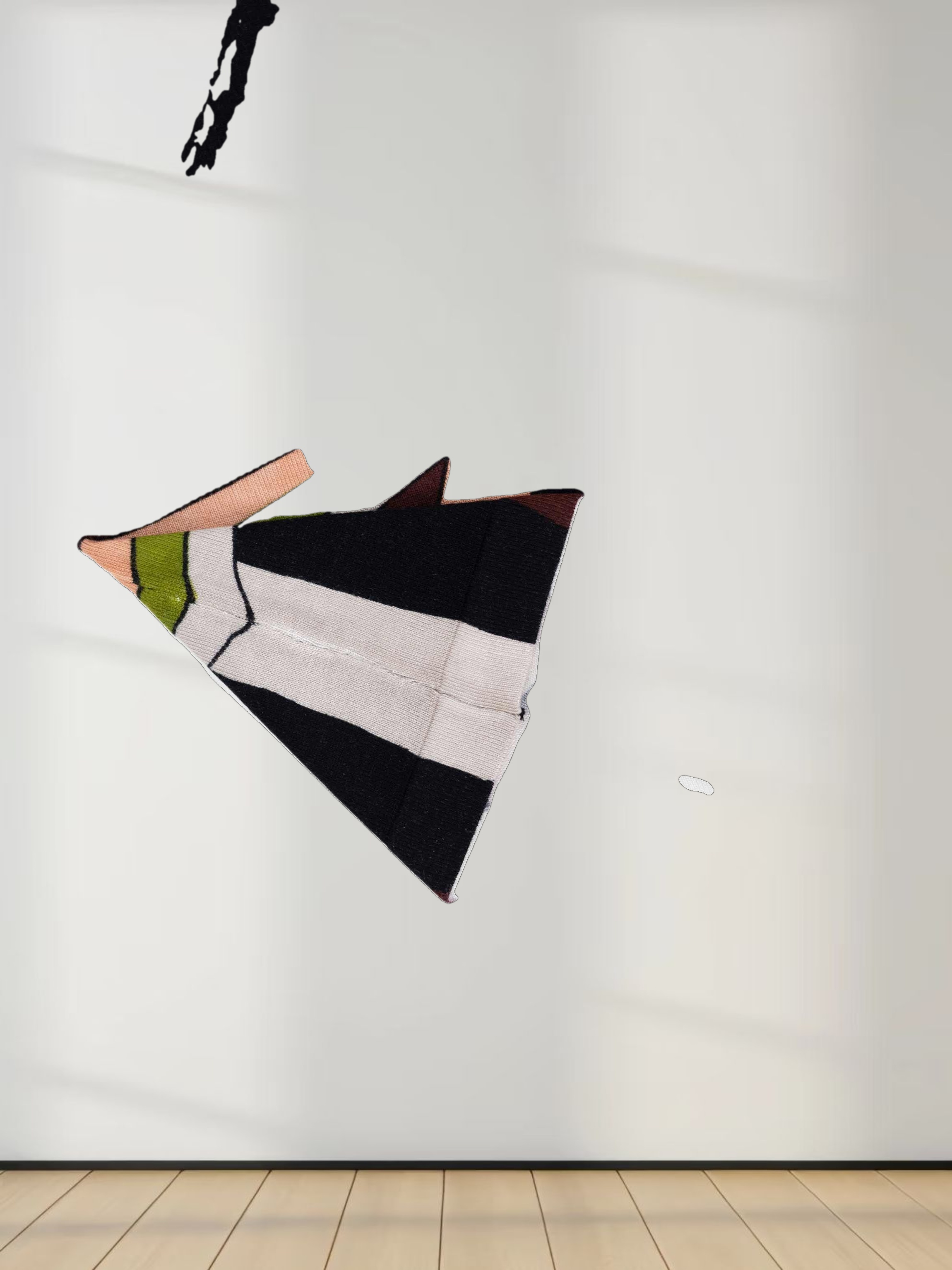 Mock Neck Sweater-Brown Swirl