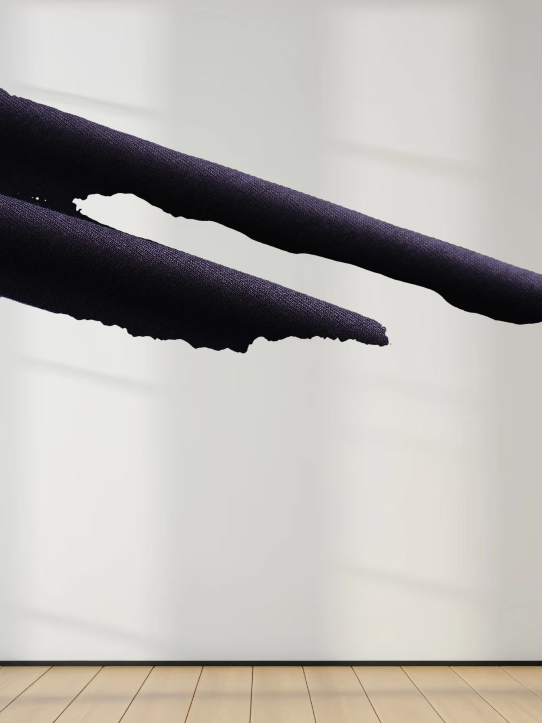 Bubble Sleeve T-Shirt-Navy