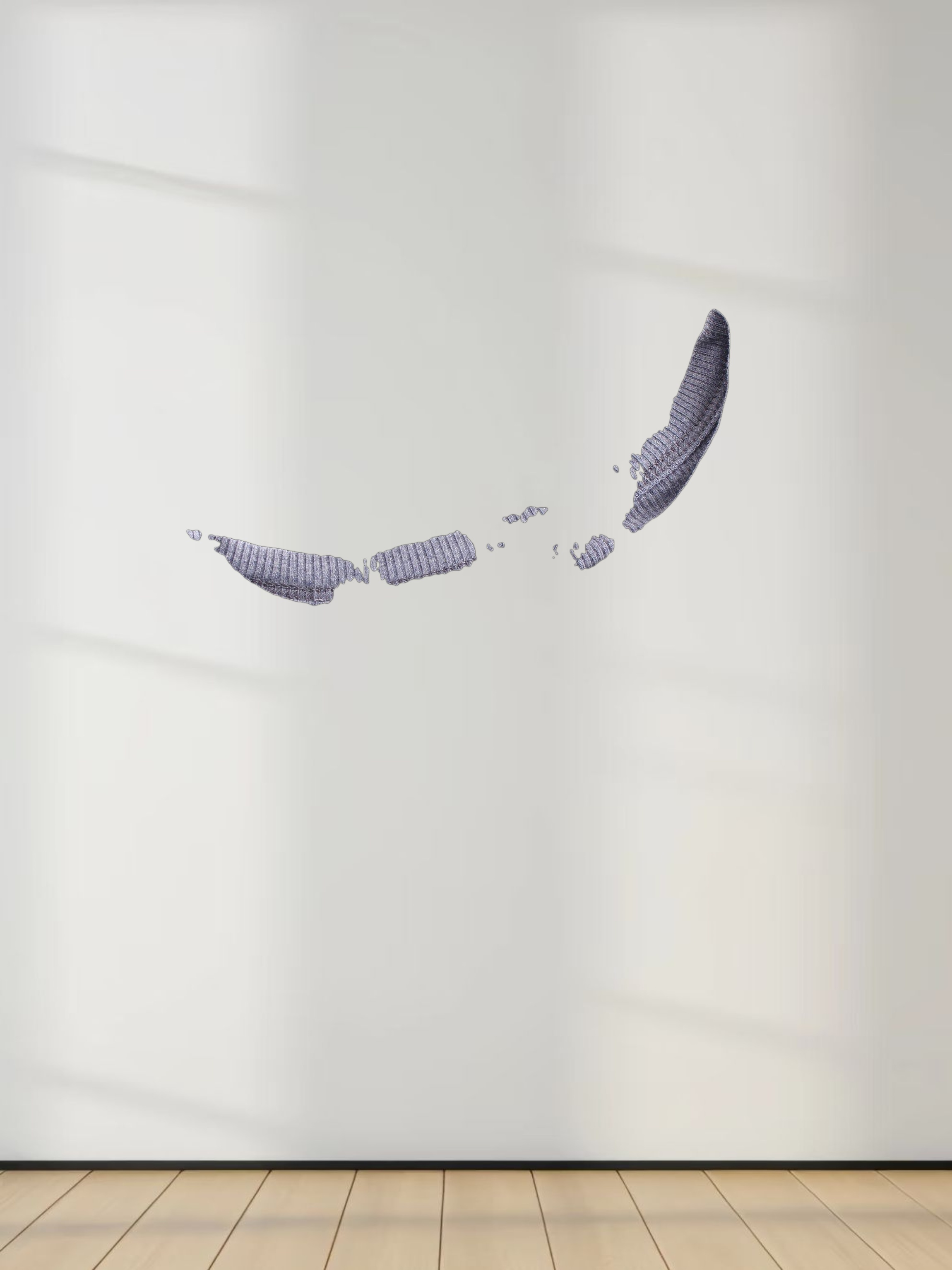 Ribbed Swing Tee-Heathered Navy