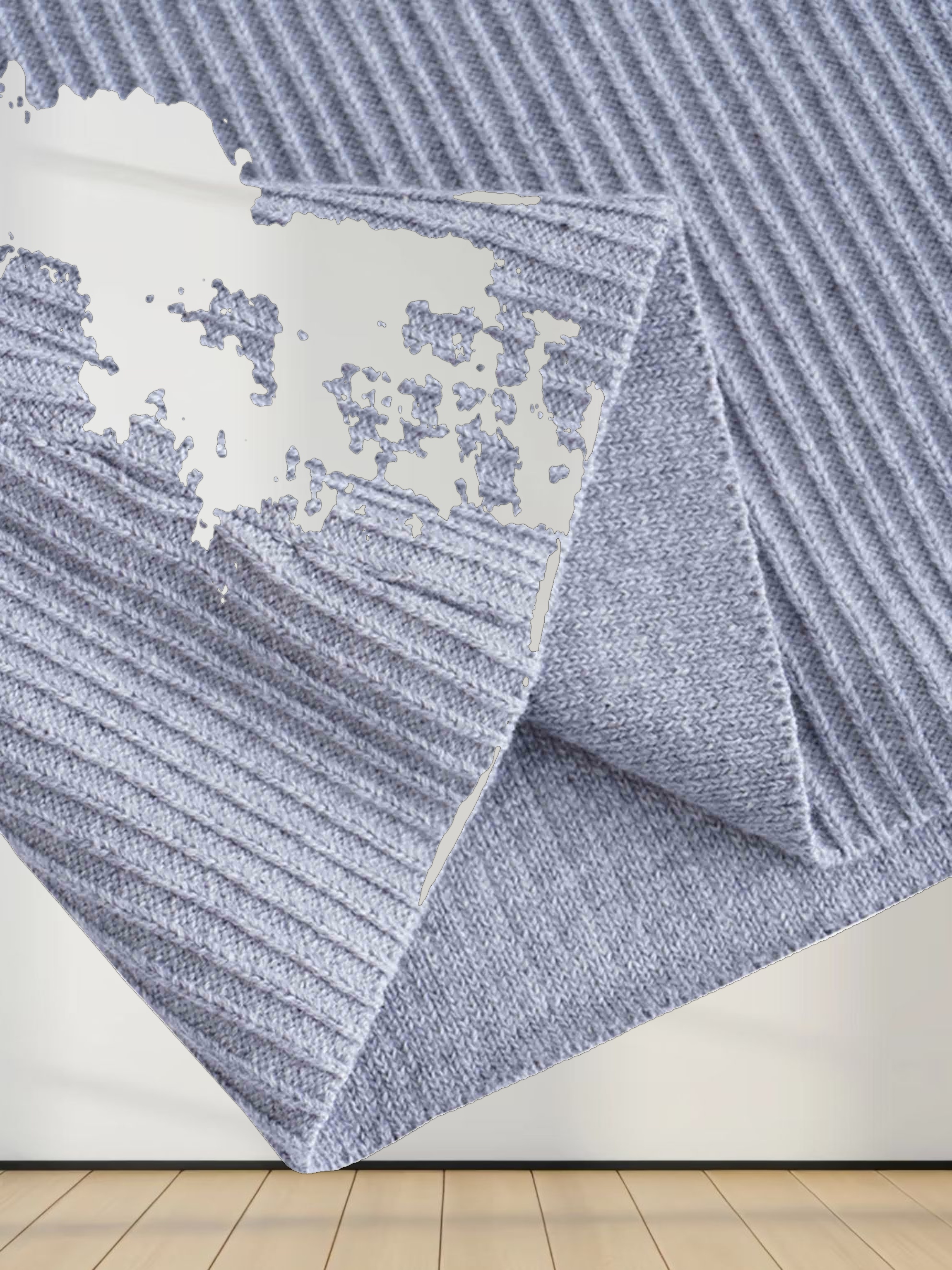 Sleeveless Ribbed Turtleneck-Heathered Grey