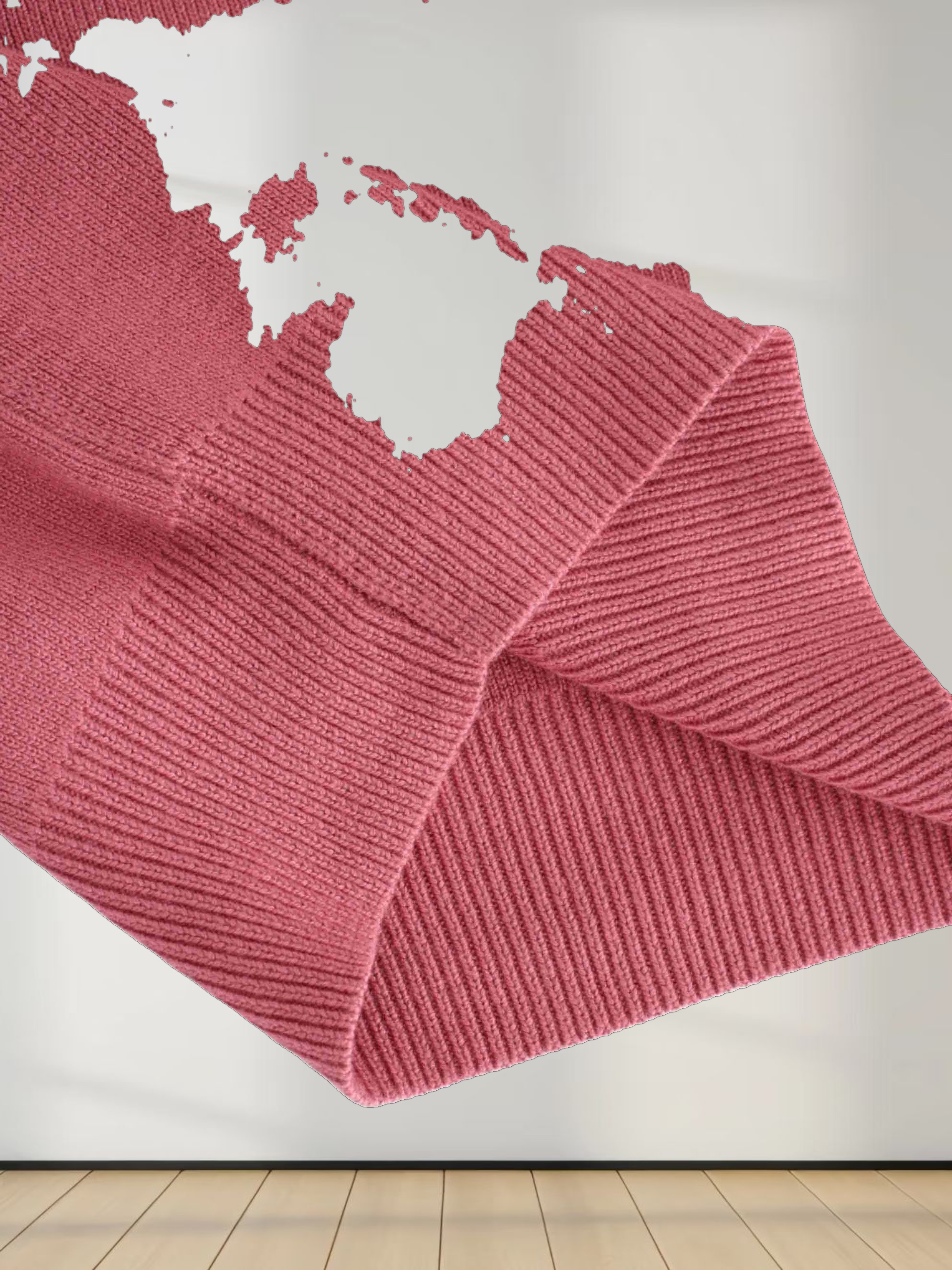 Oversized Soft Knit Sweater-Rose