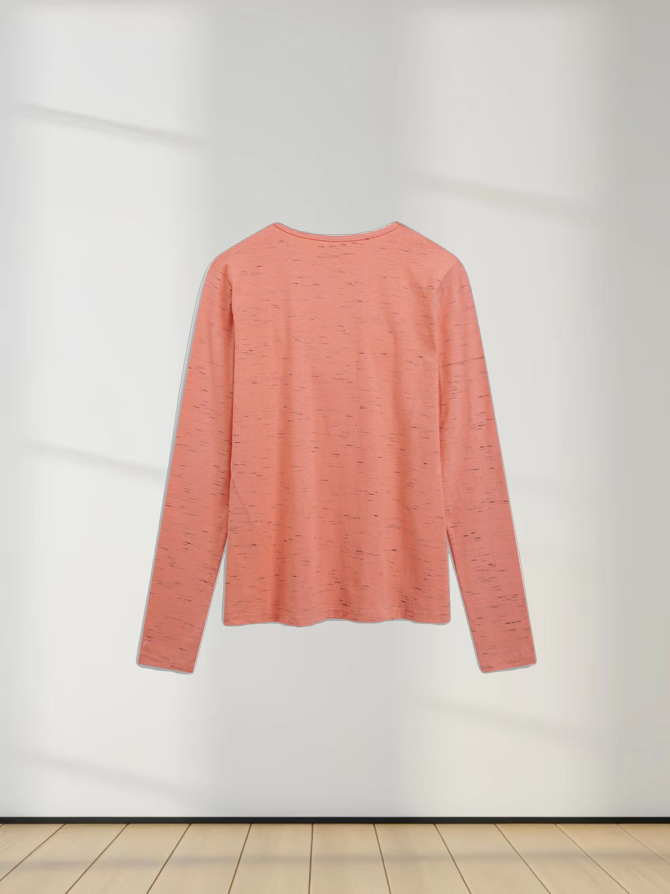 Spaced Dyed Tee-Coral