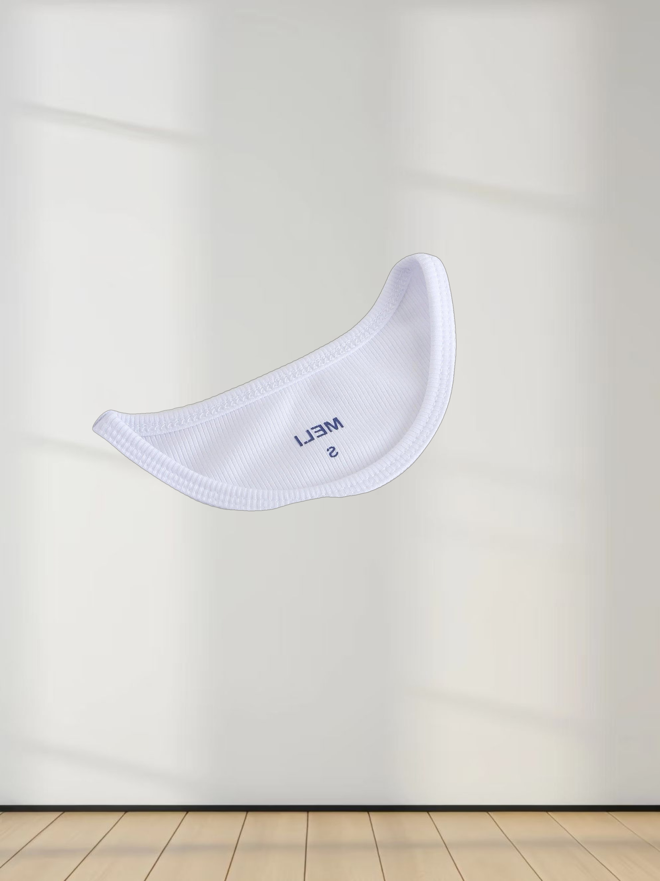 CLASSIC RIBBED CREW TEE LS-WHITE