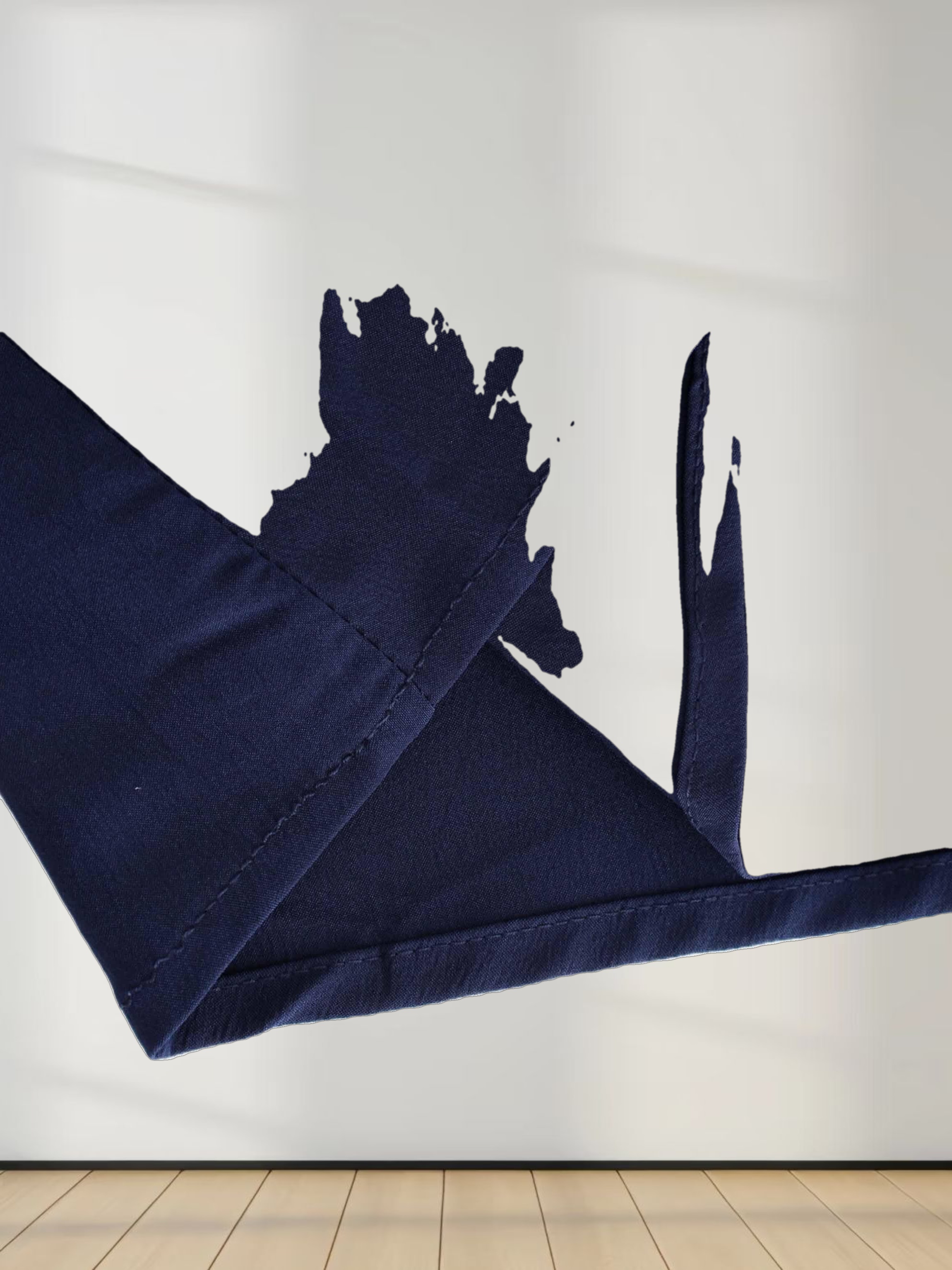 Crochet Top Dress-Navy