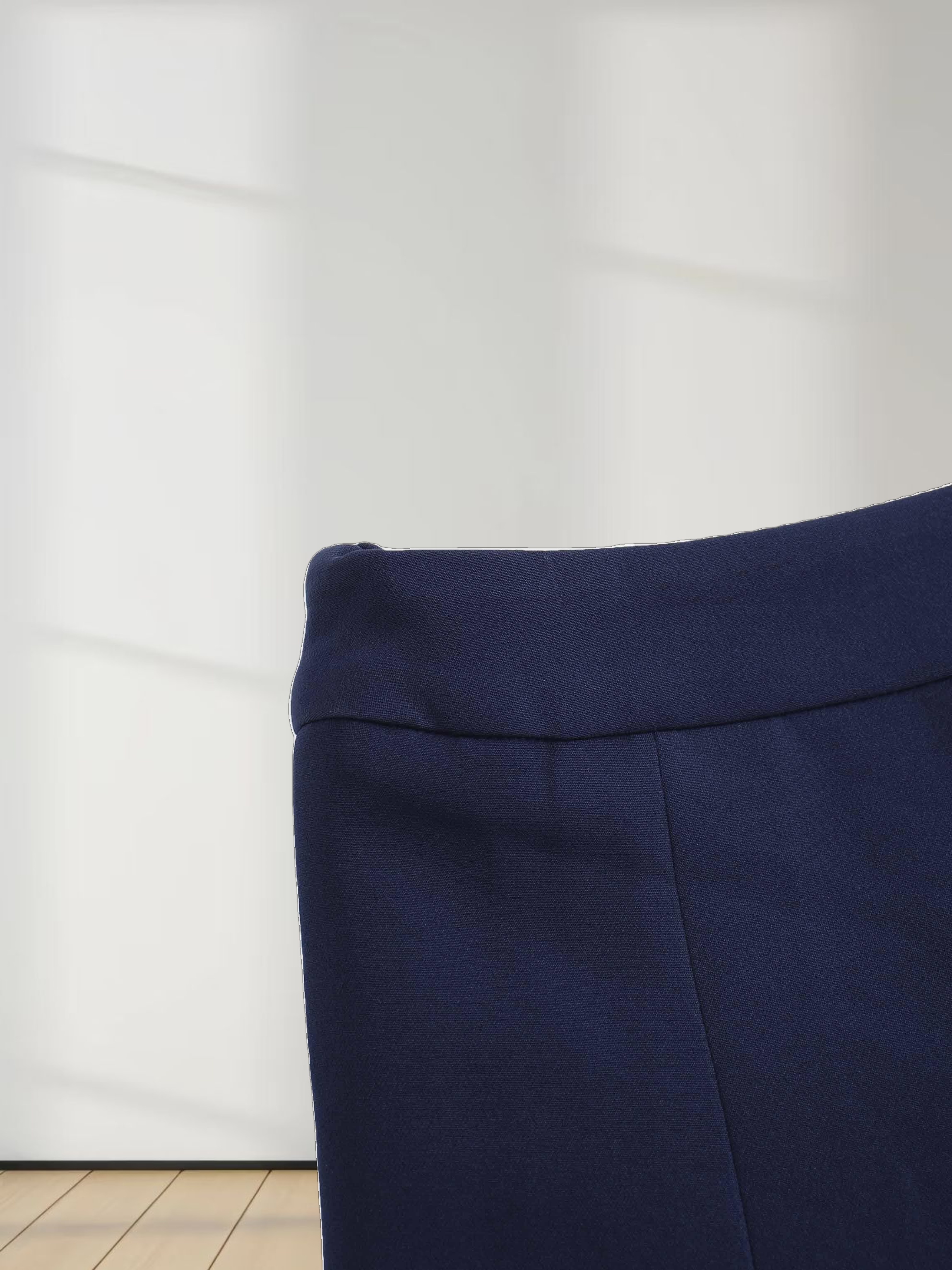 The Celina Pleat Skirt-Navy