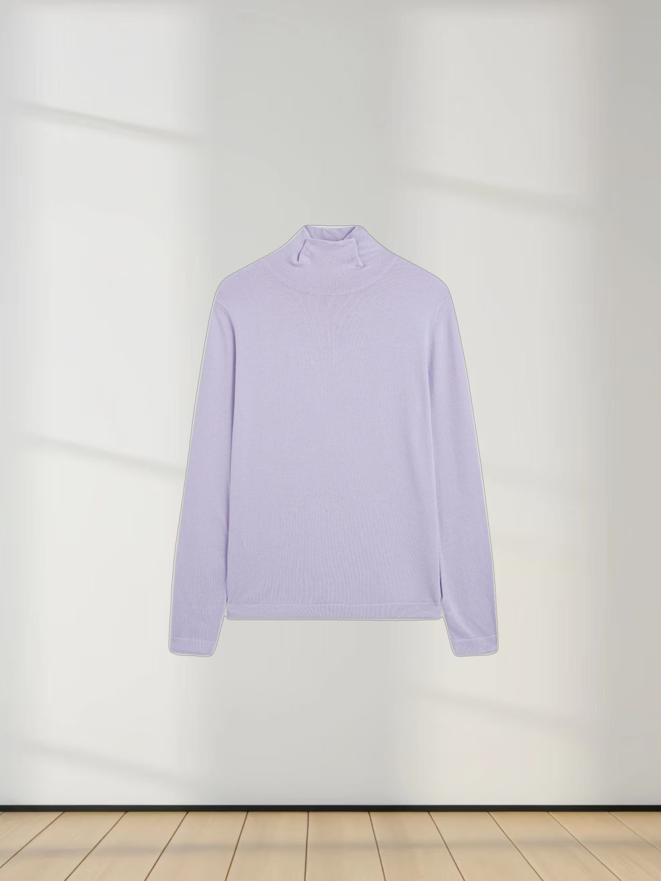 Knit Turtleneck-Lavender