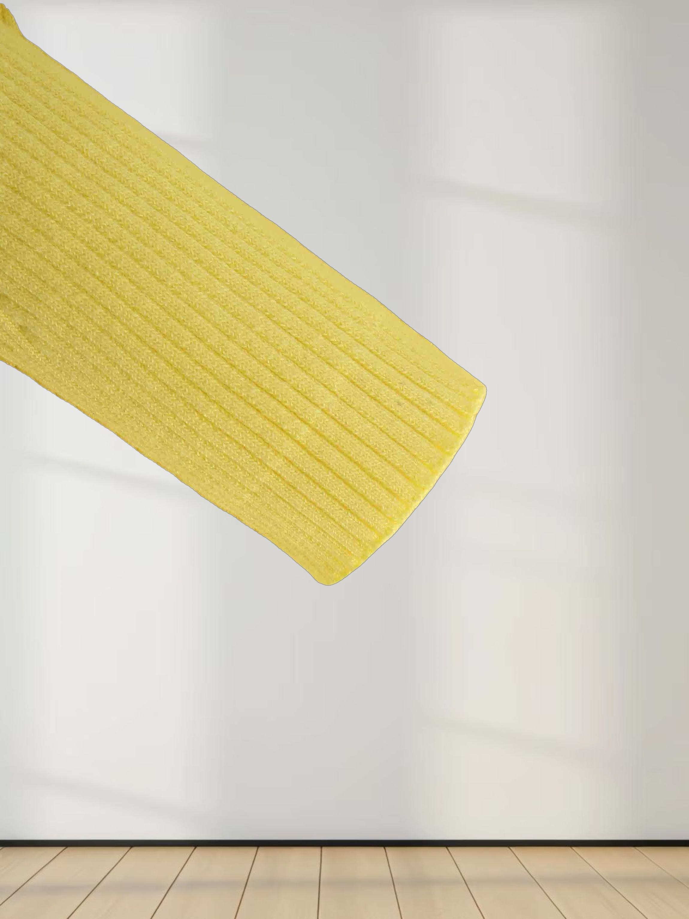 Center Design Sweater-Yellow