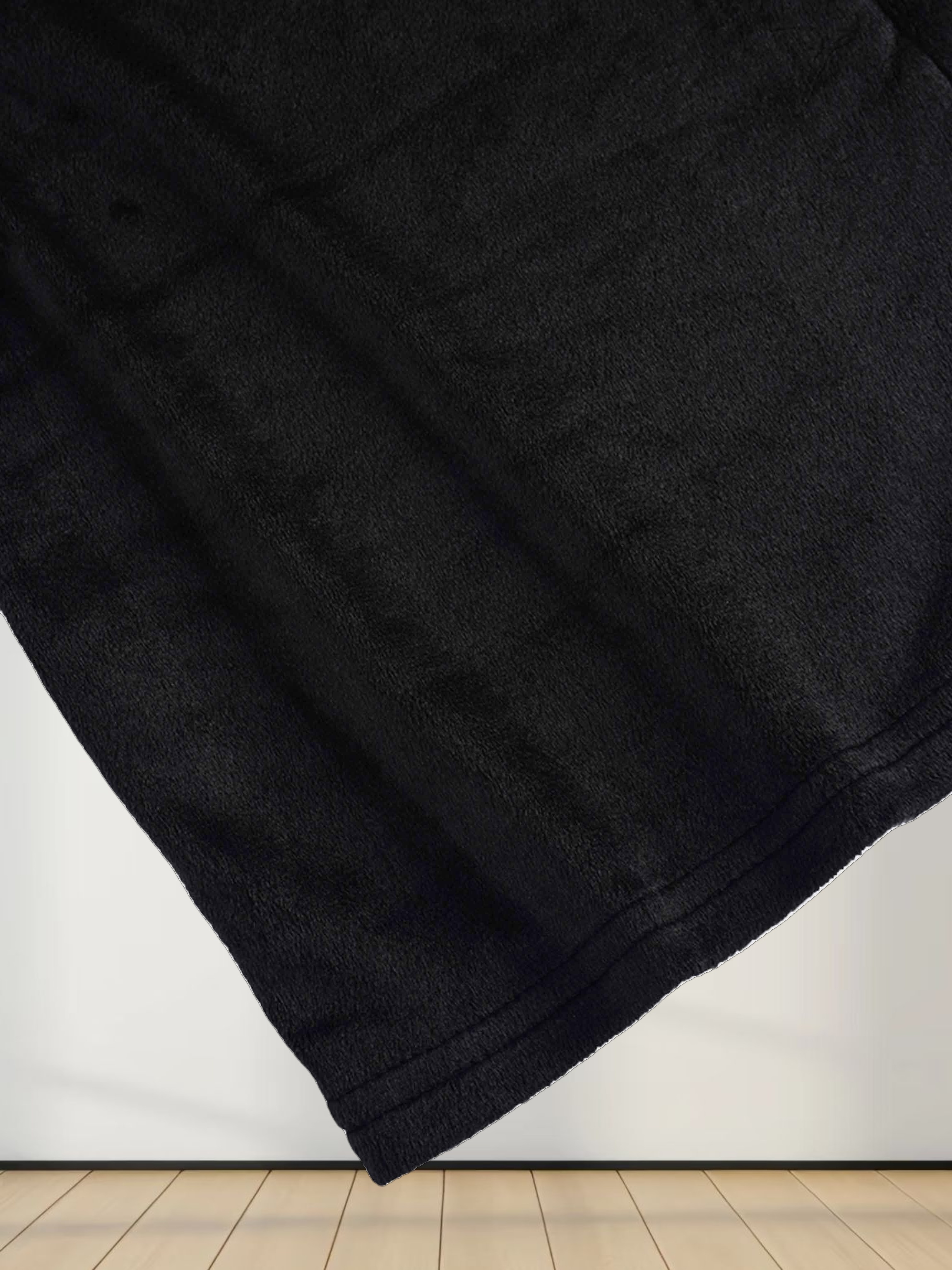 Velour Button Down Maxi Dress-Black