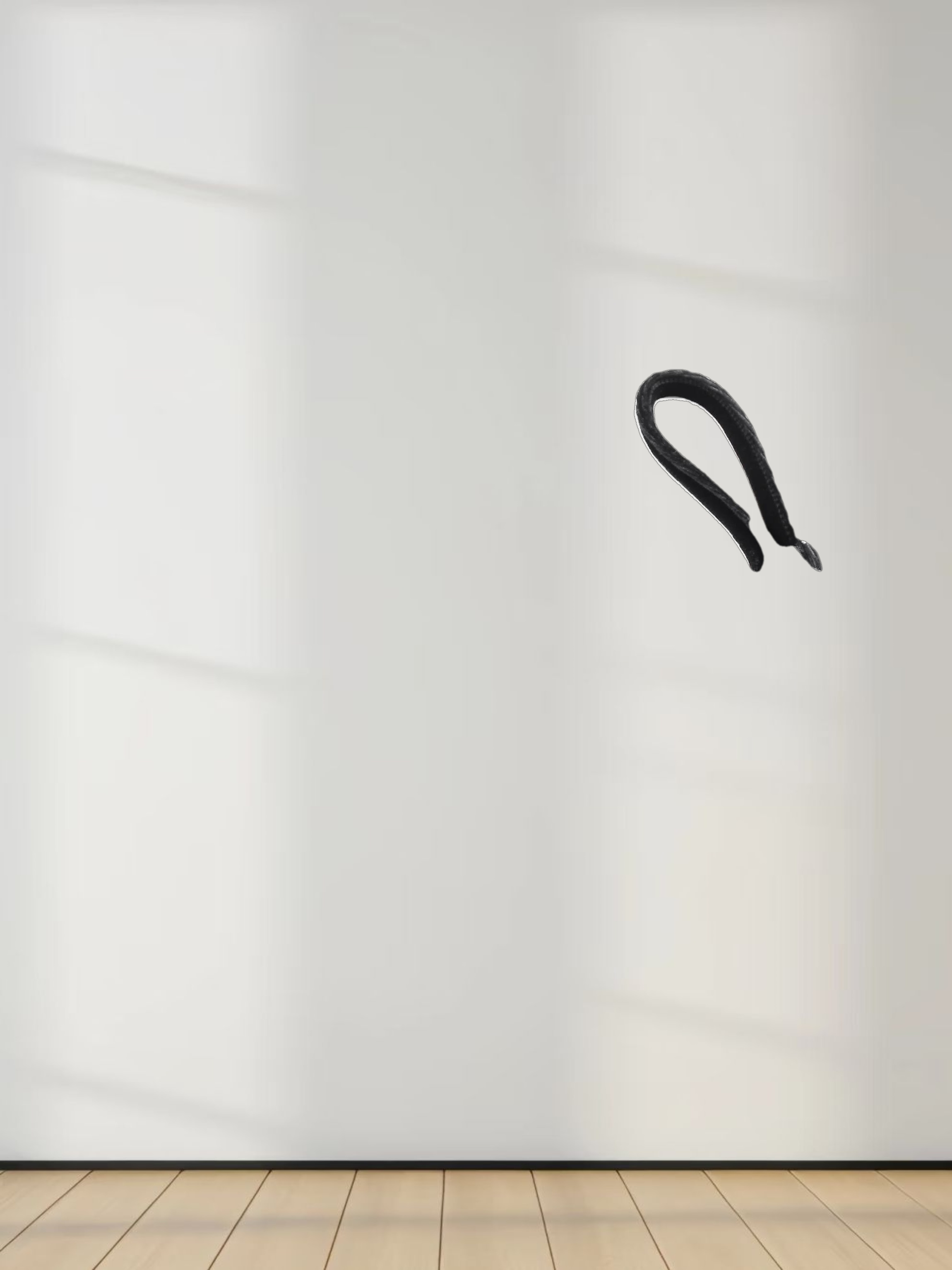 Ombre Velour Slip Dress-Black