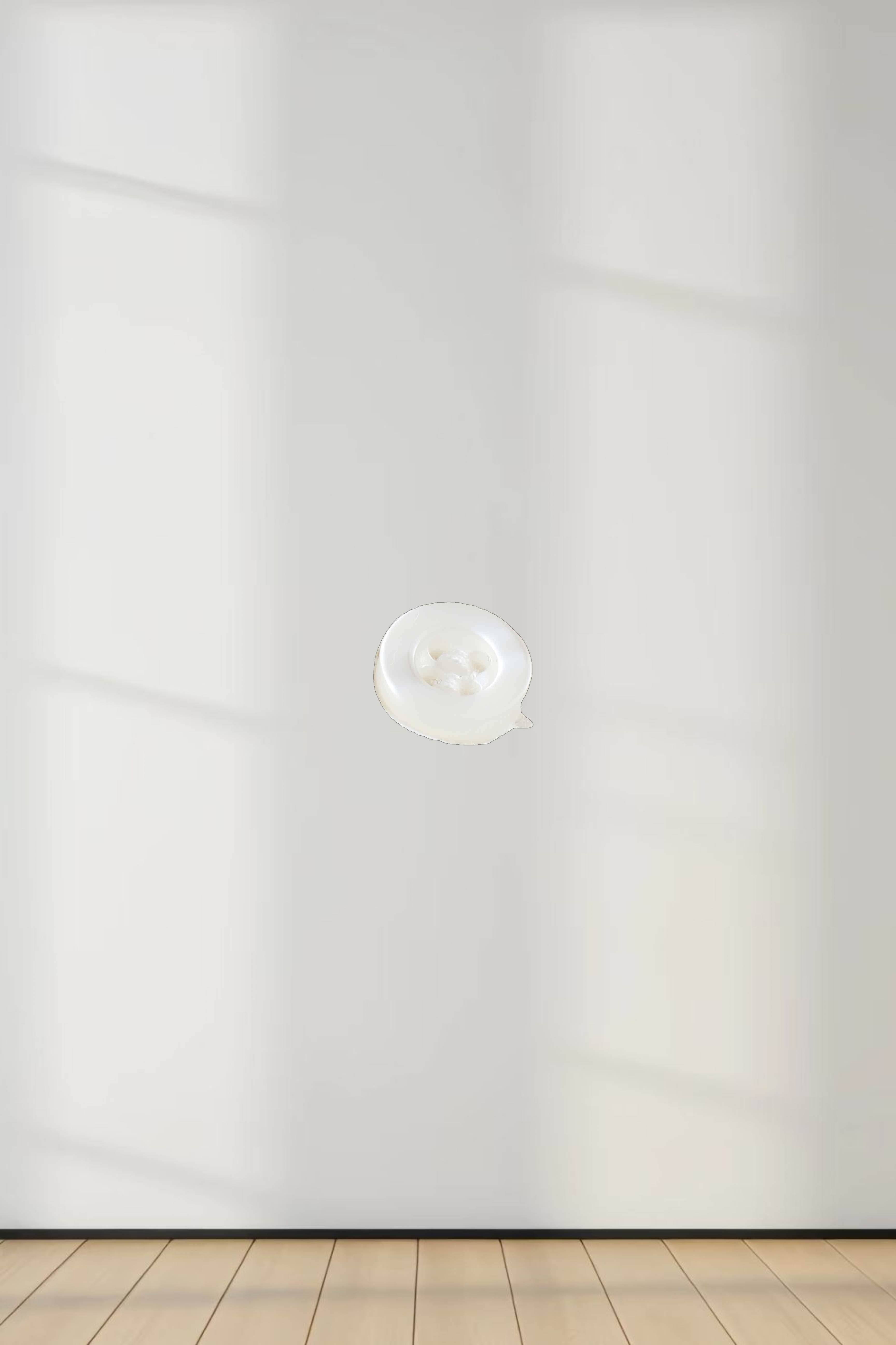 Collared Bomber Tee-White