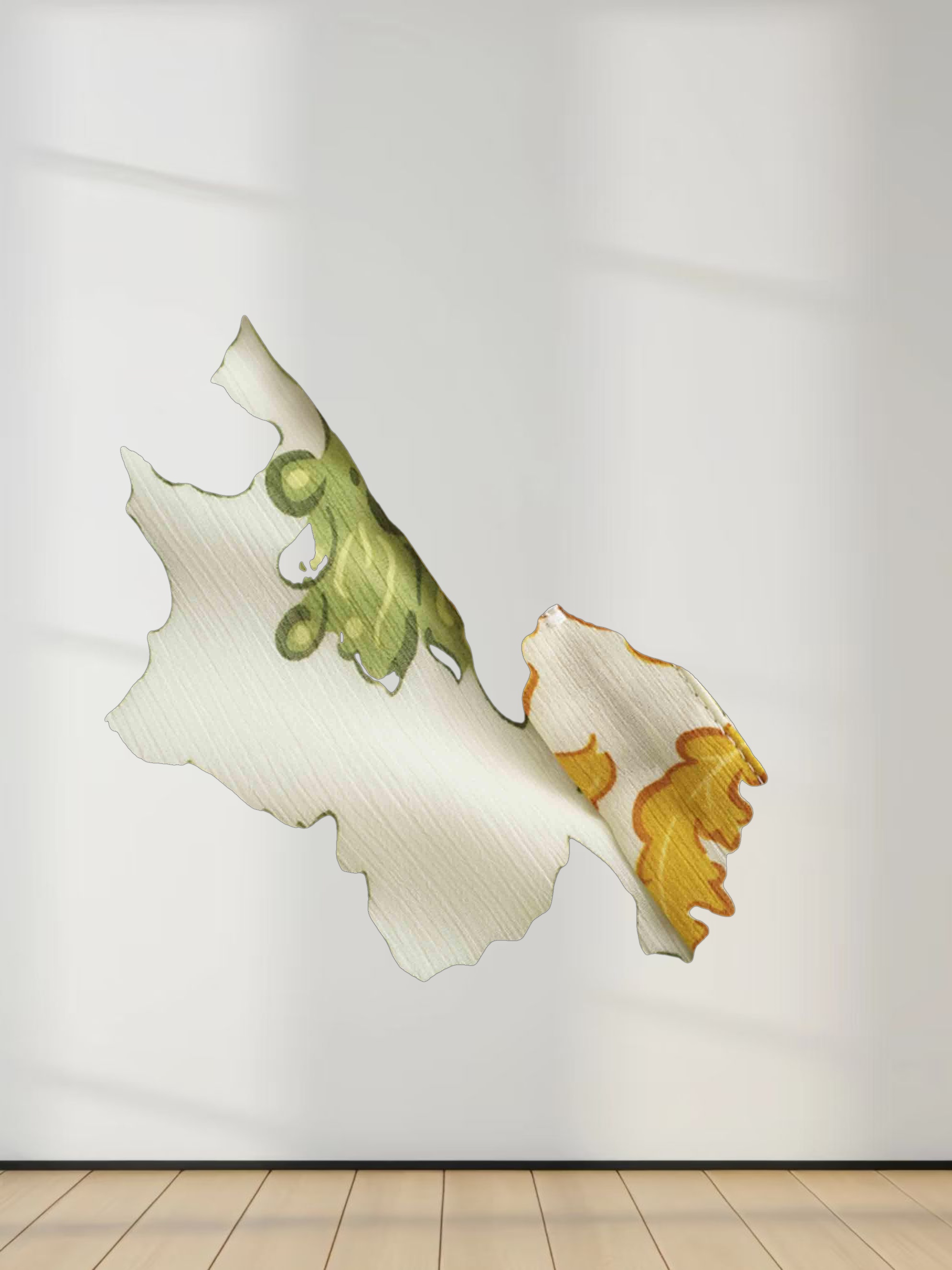 Belted Tiered Dress-Green Floral