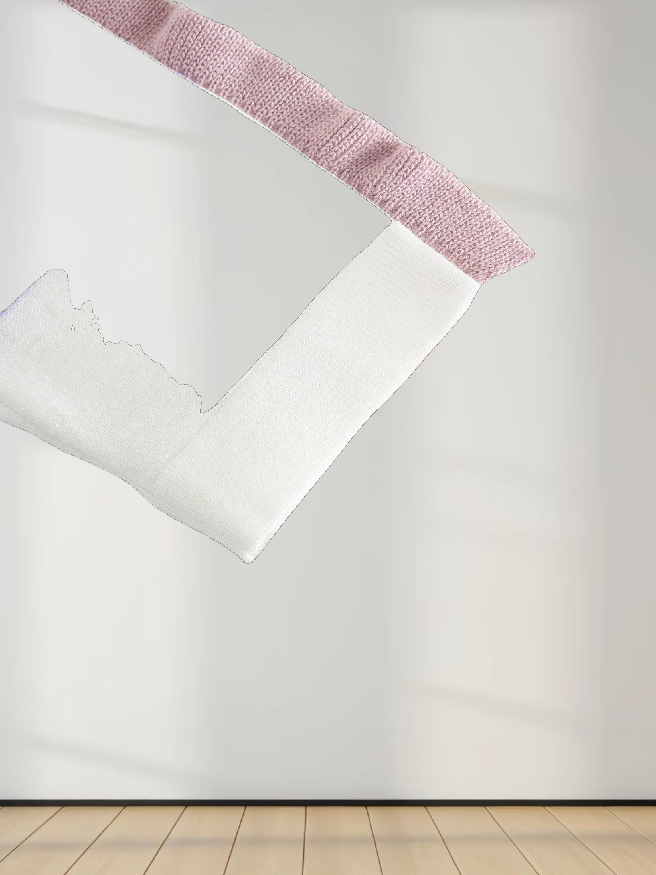 Ruffle Sleeve Sweater-Pink/Purple