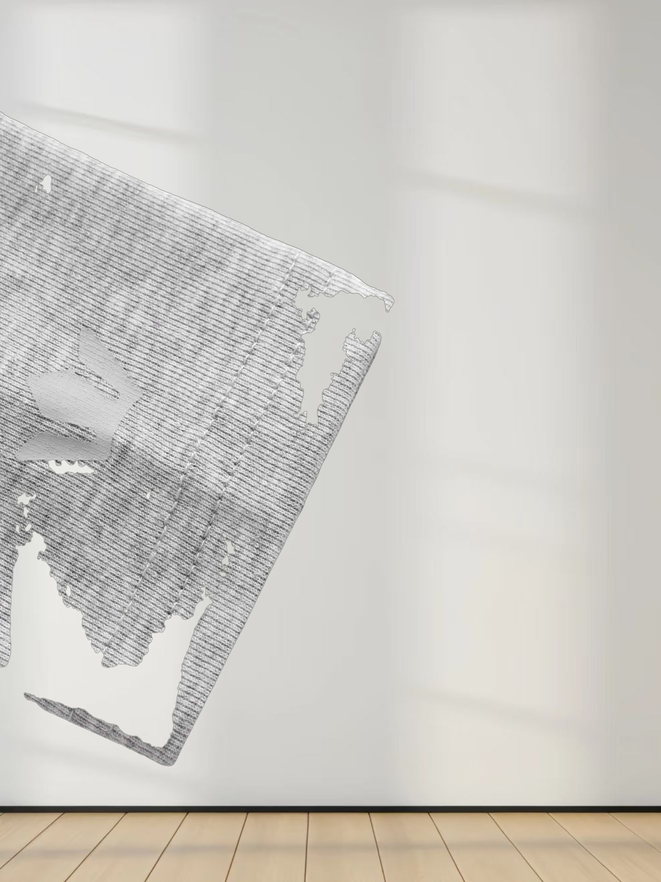 Basic High V Tee Long Sleeve-Dark Heathered Grey