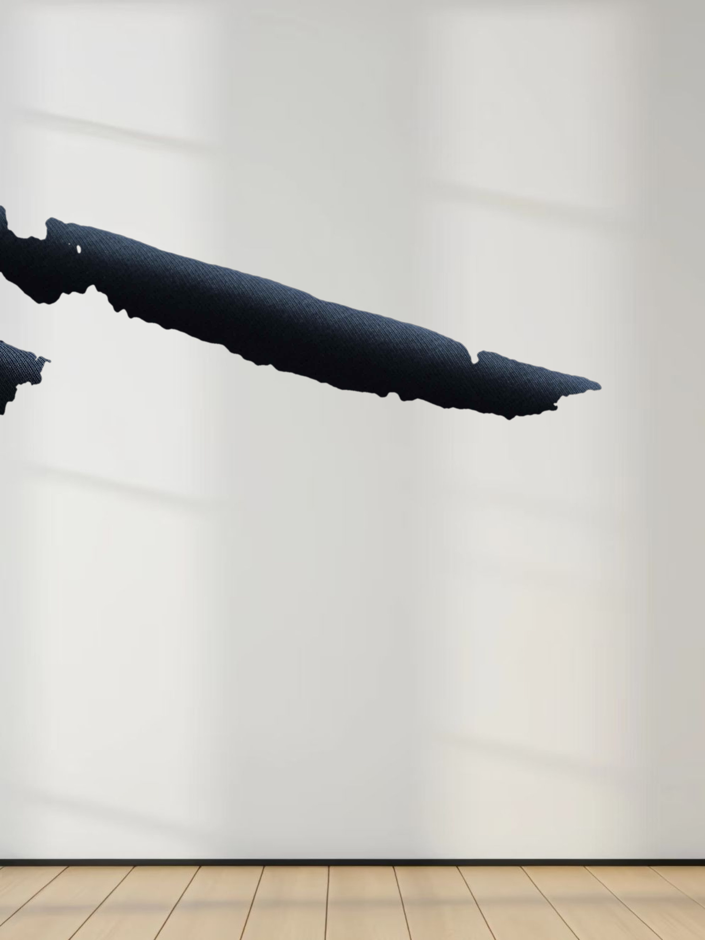 Basic High V Tee Long Sleeve-Deep Navy