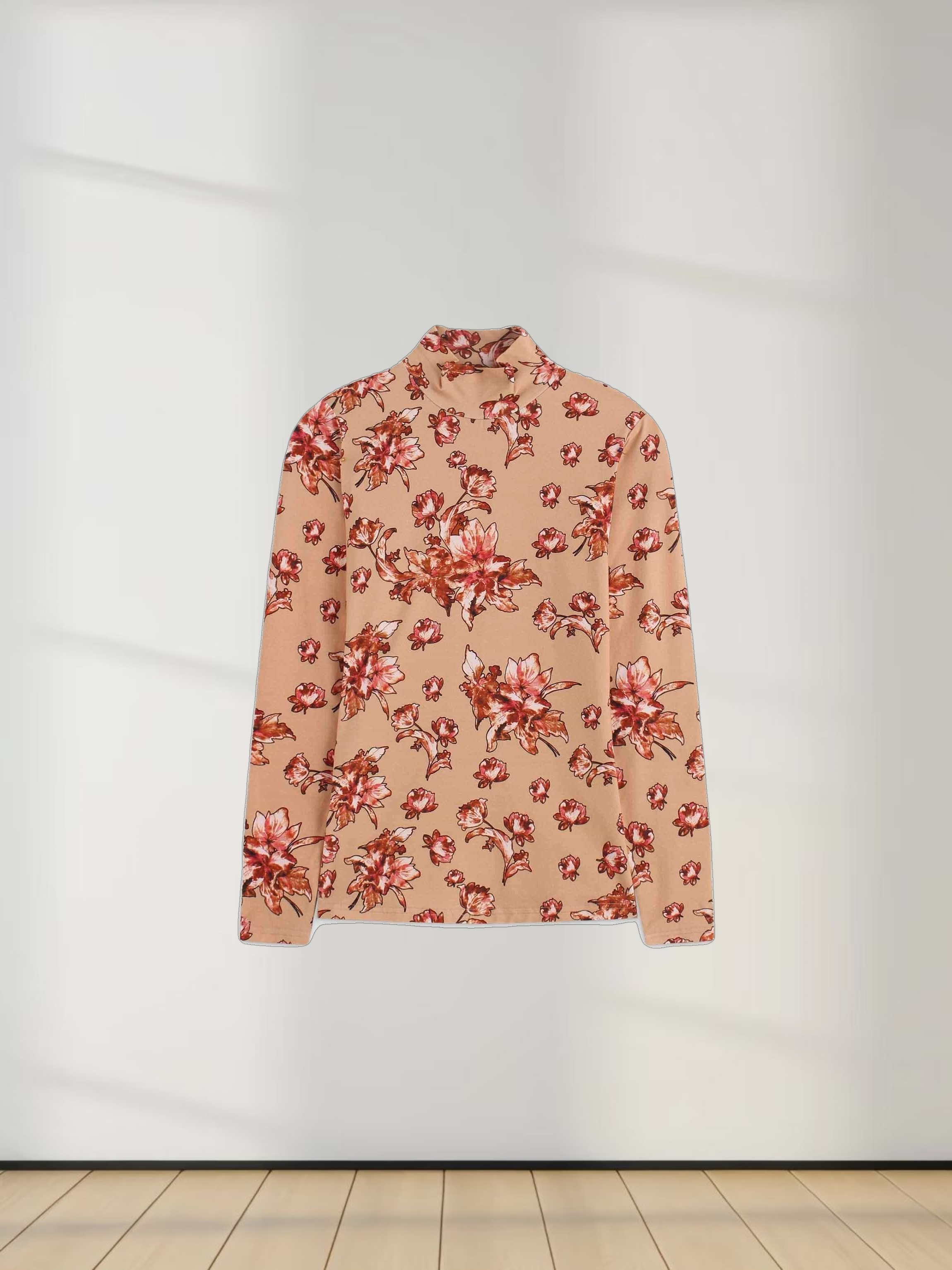 Design Turtleneck-Floral