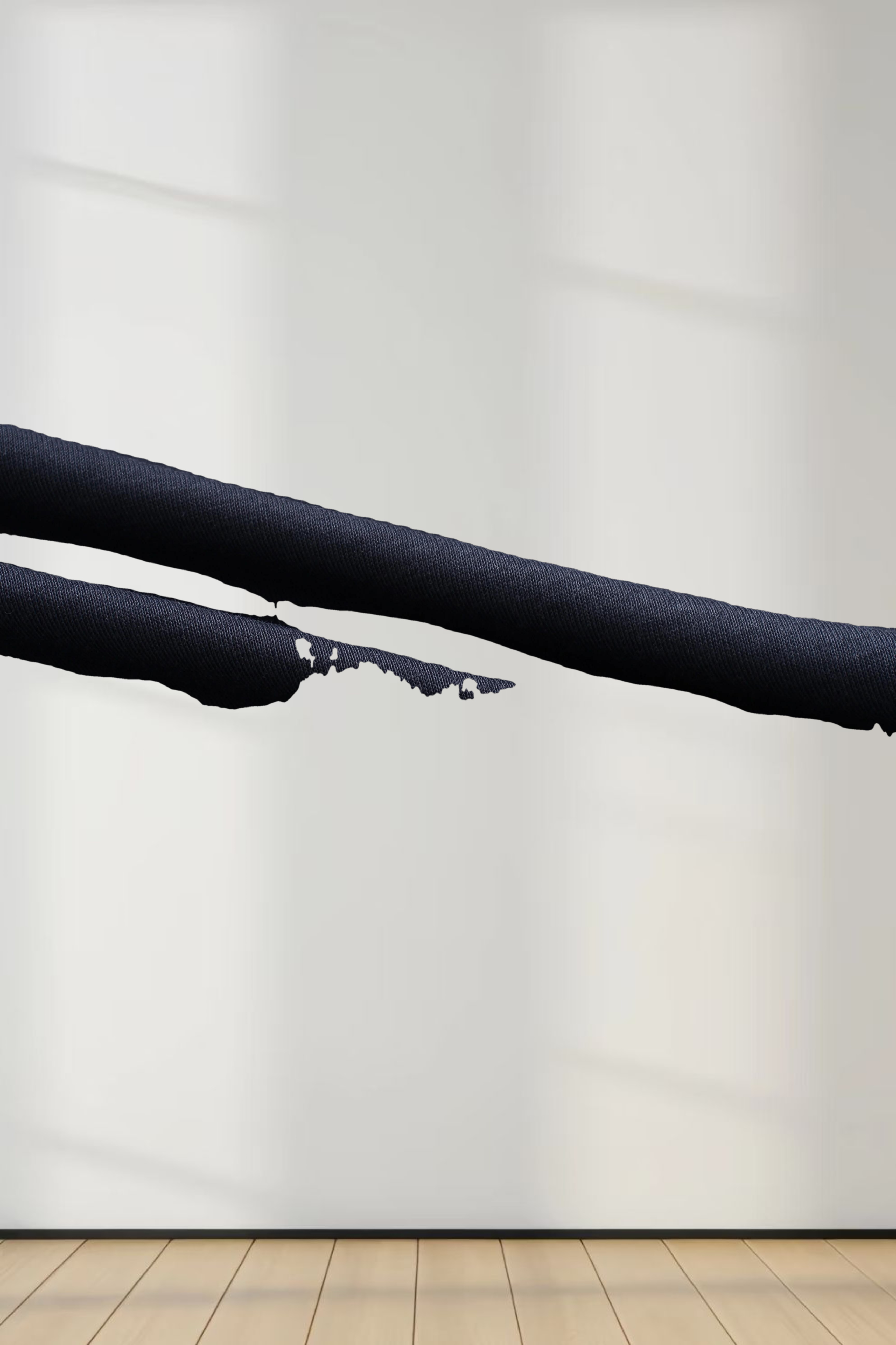 Drawstring Pocket T-Shirt Skirt-Navy