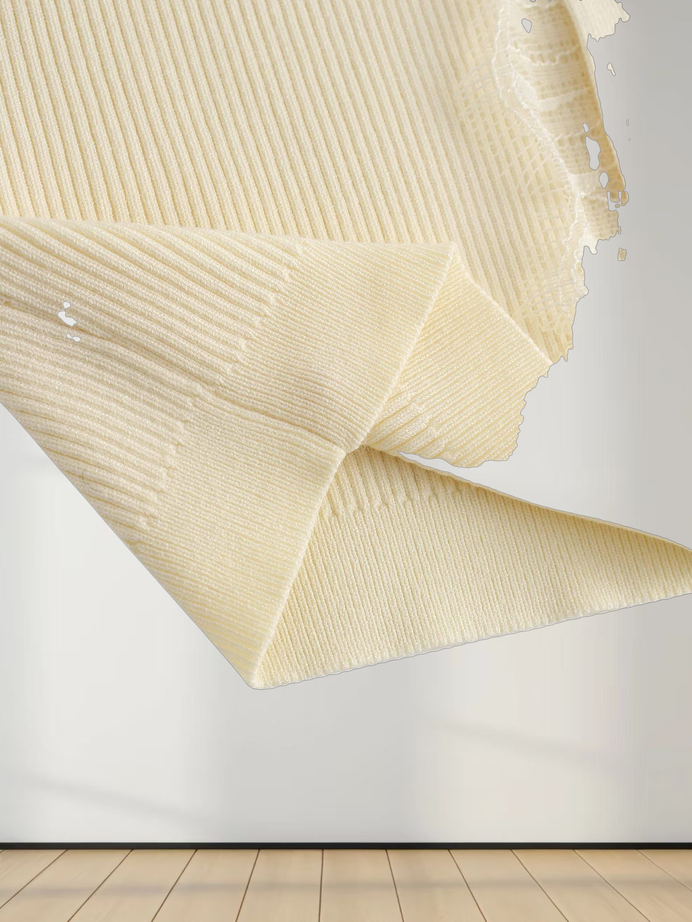 Lace Trimmed Sweater-Cream