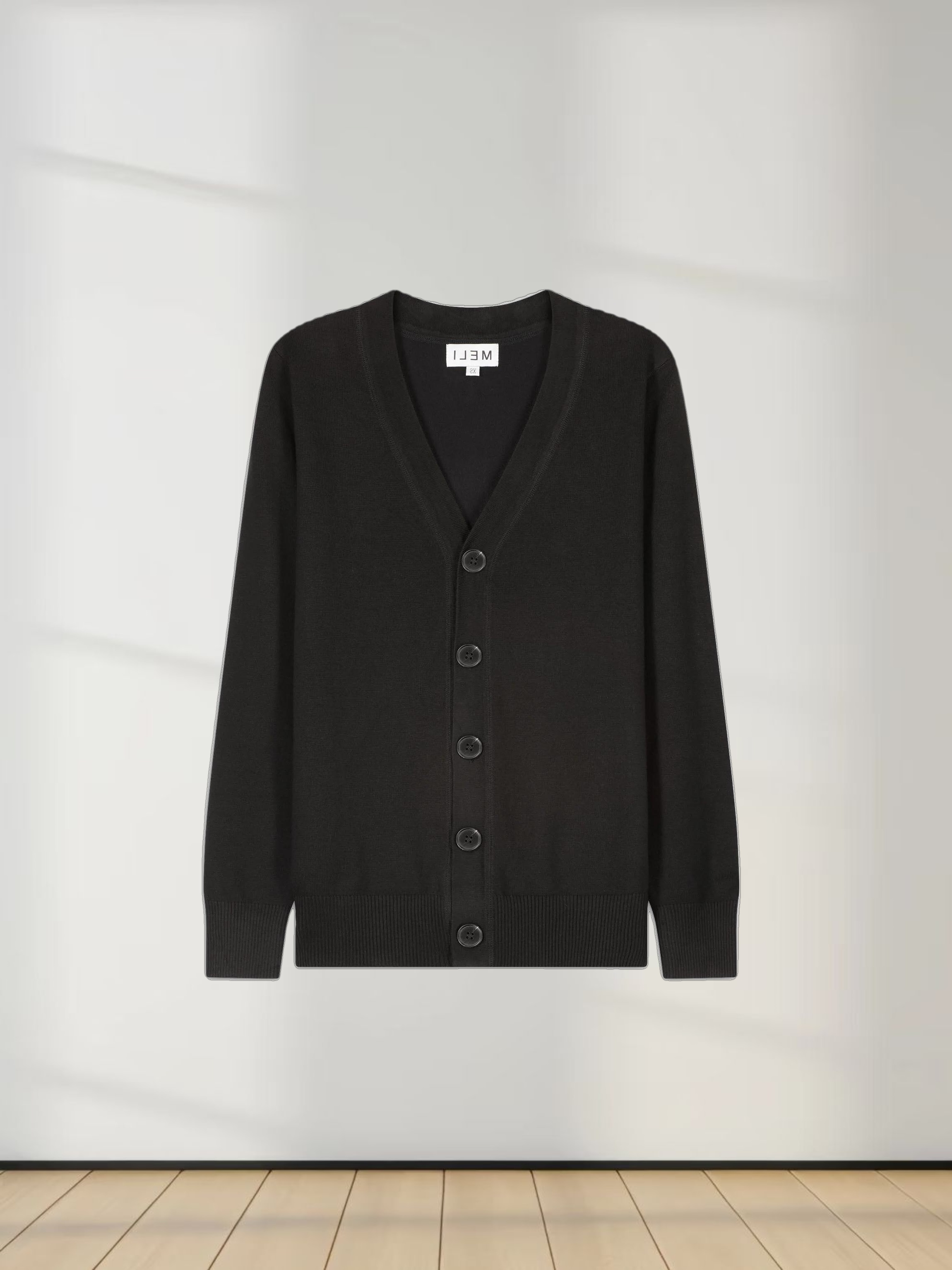 BASIC CARDIGAN-BLACK