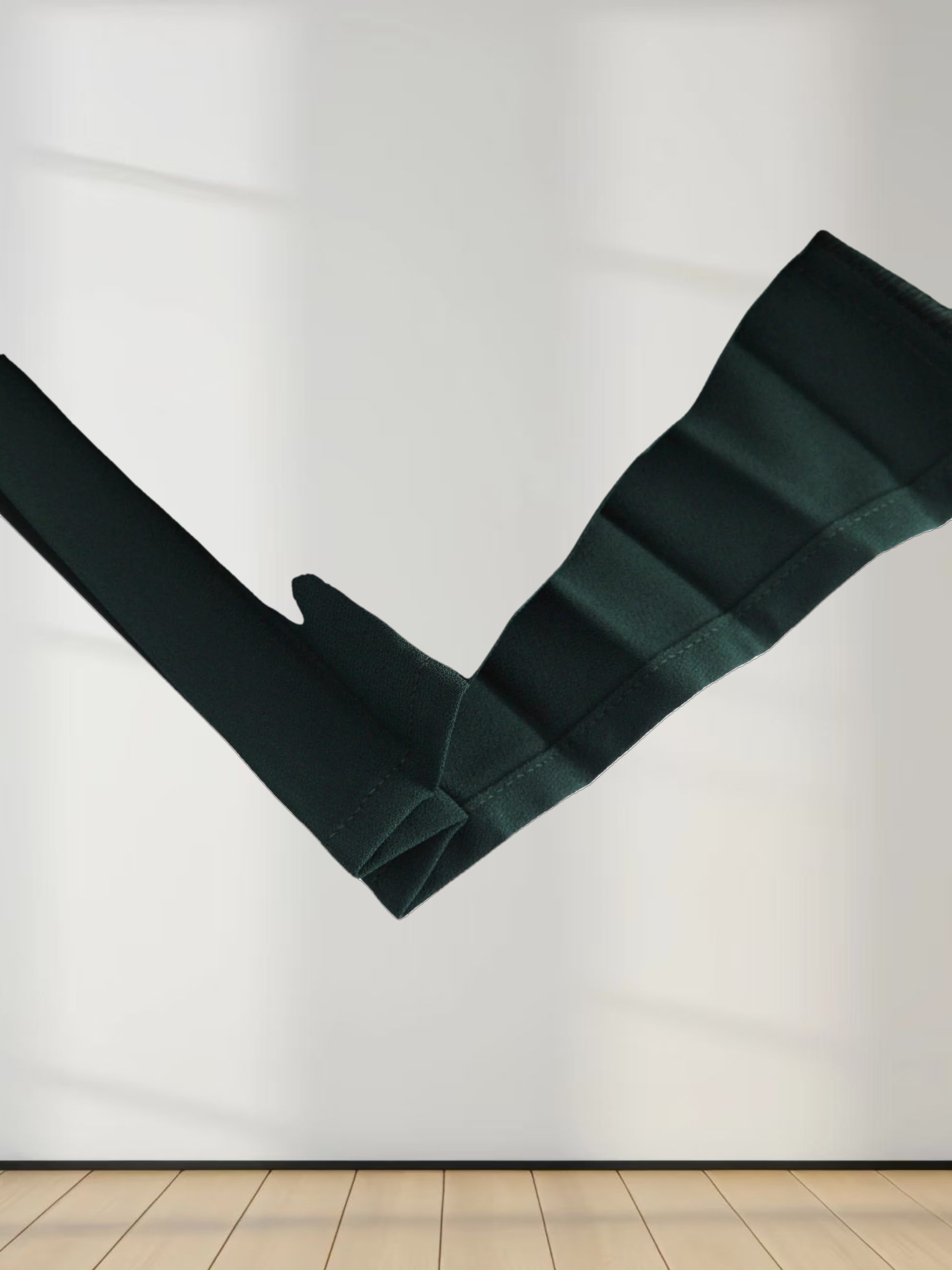 Crossover Mix Pleat Skirt-Green