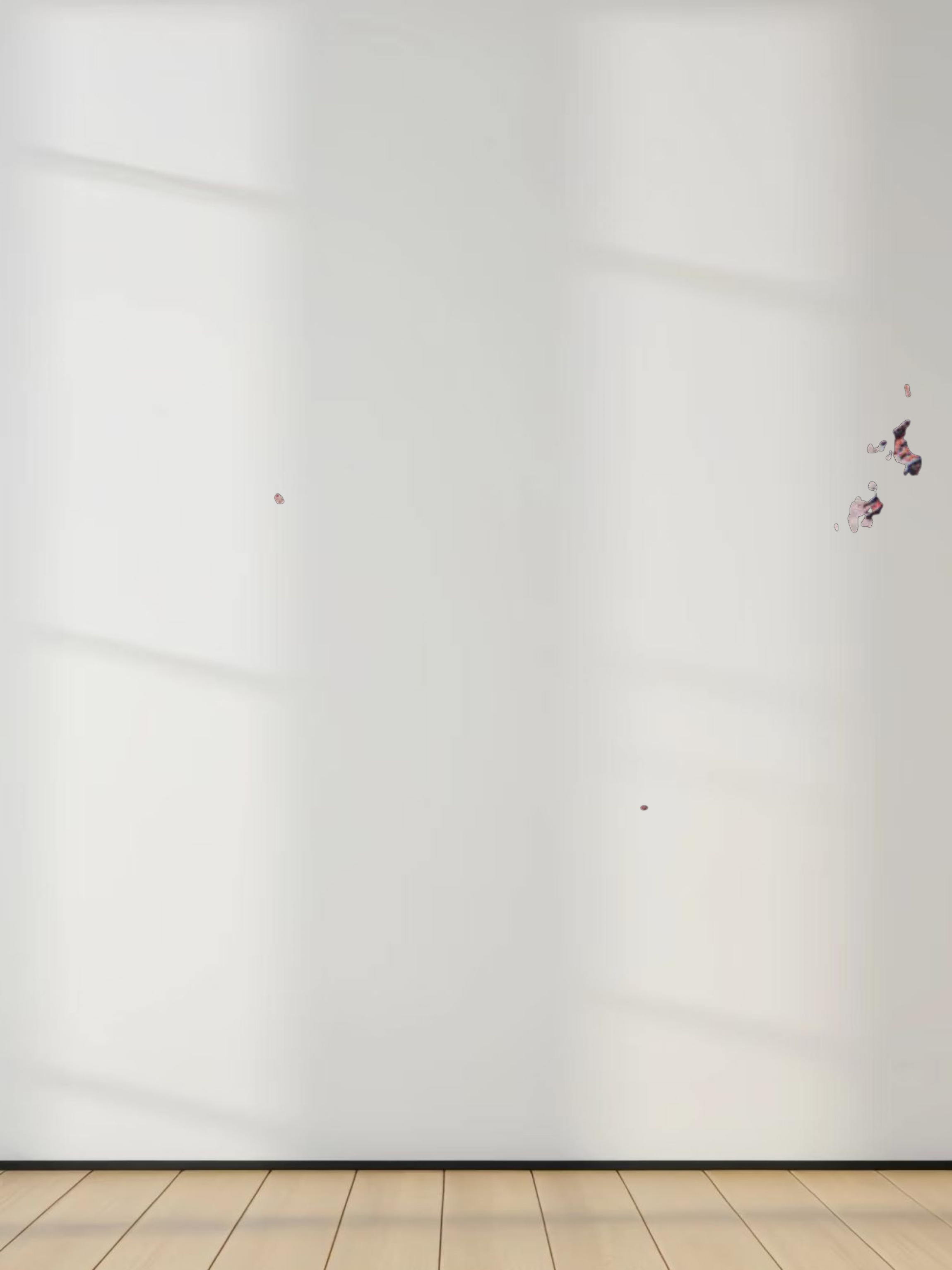 Oversized Satin Slip Blouse-Brown Brushstrokes