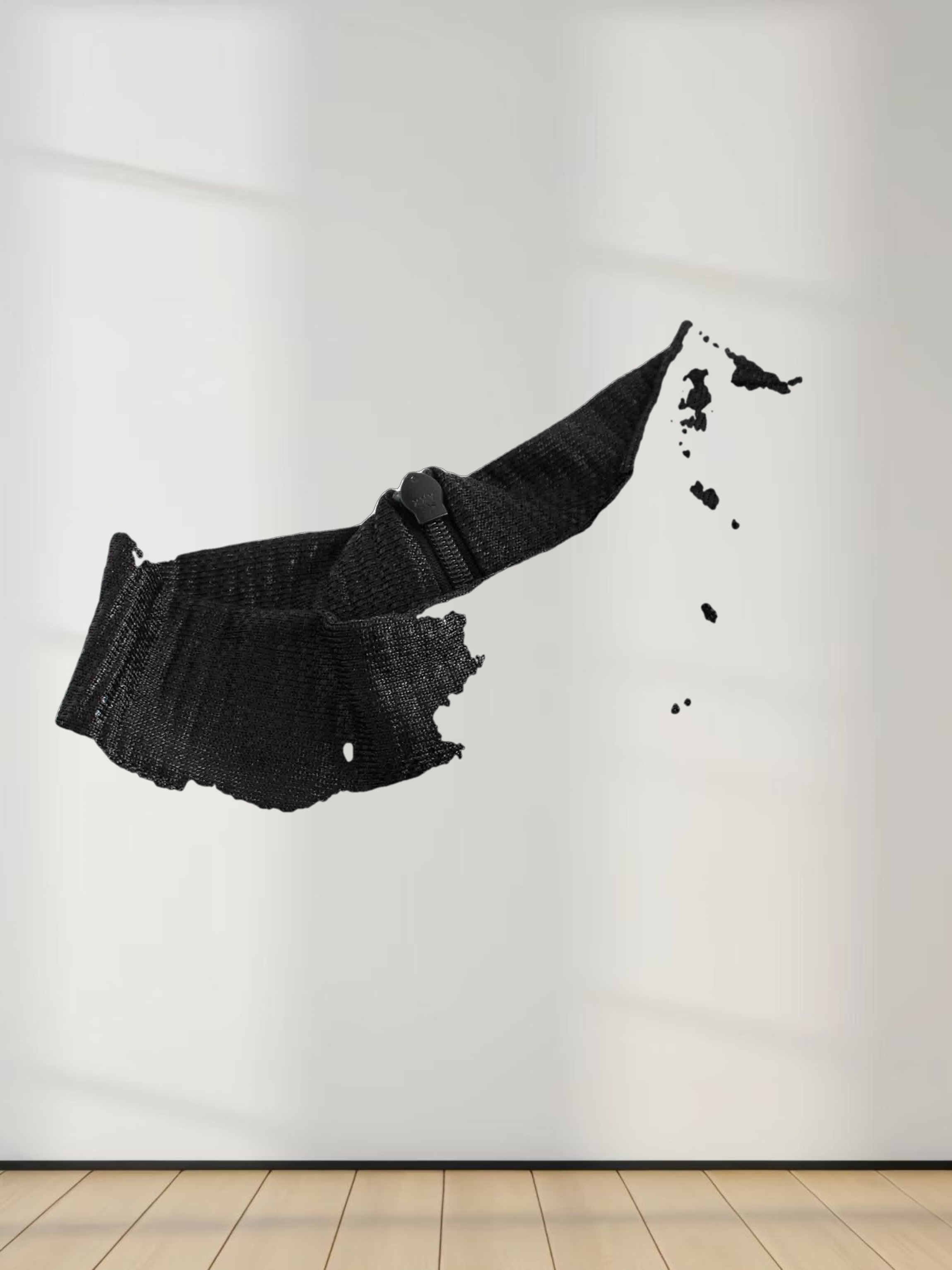 Pleat Bottom Stretch Maxi Dress-Black Shimmer