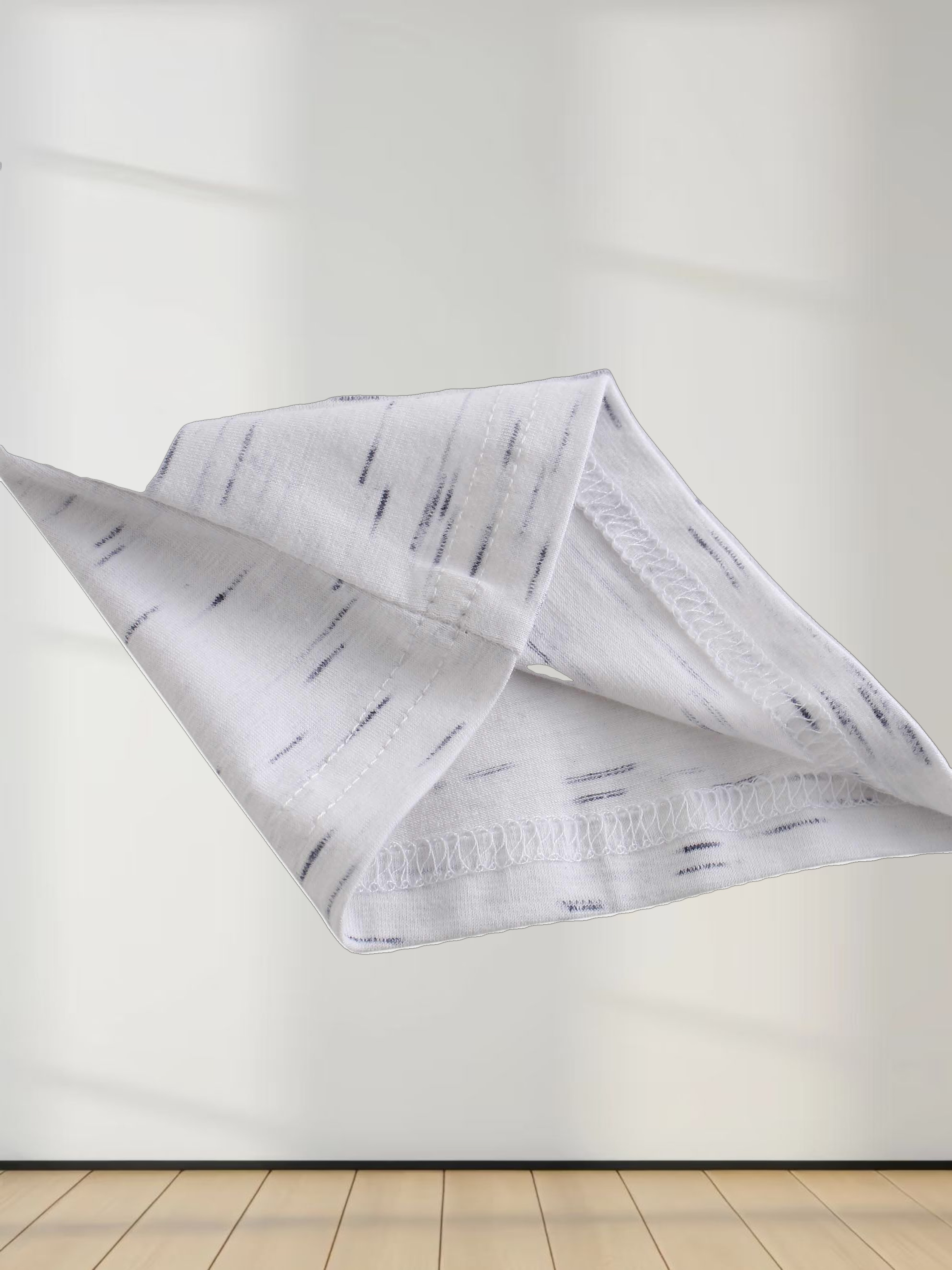 Spaced Dyed Tee-White