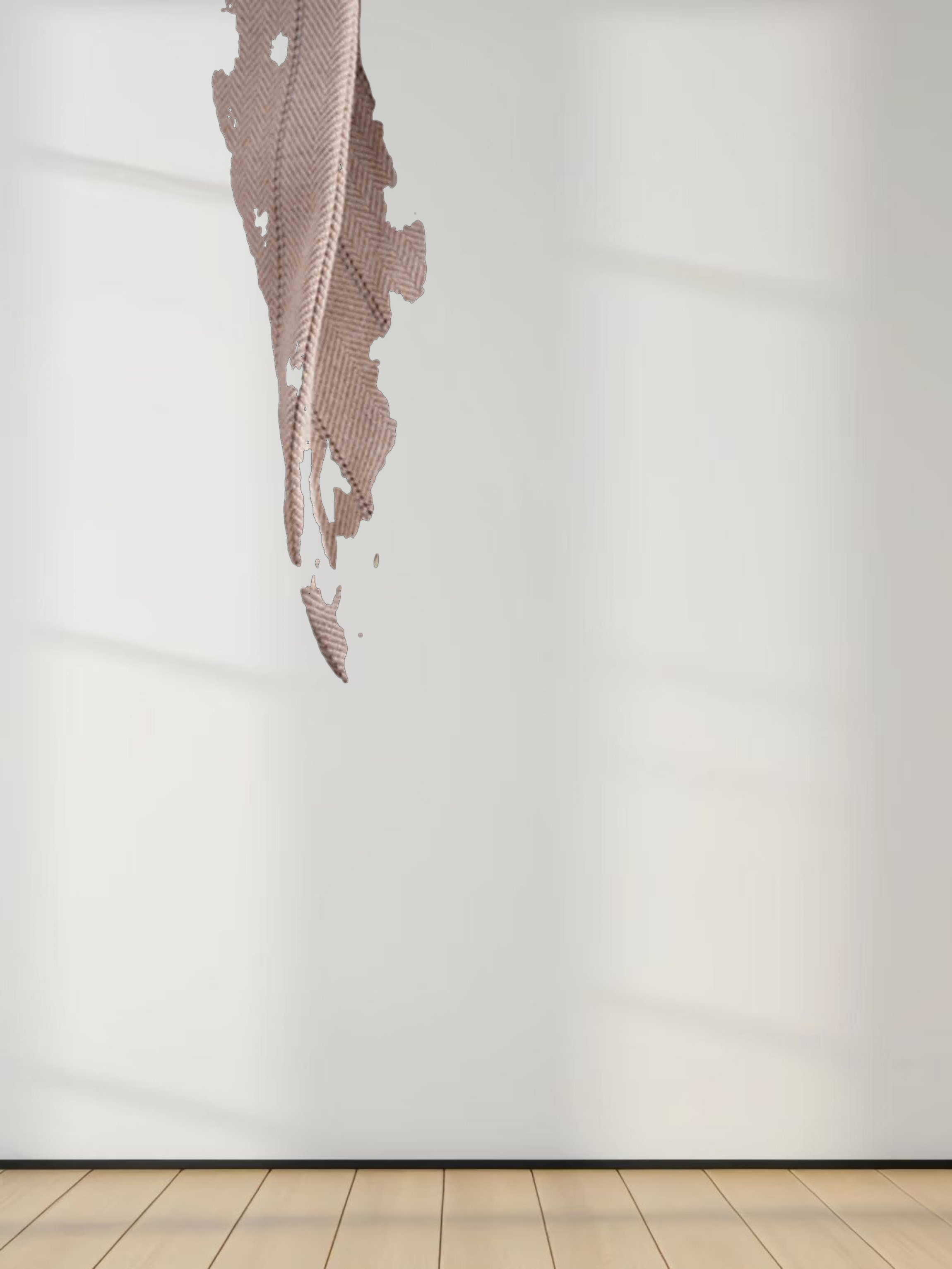 Double Breasted Pinstripe Jacket-Brown