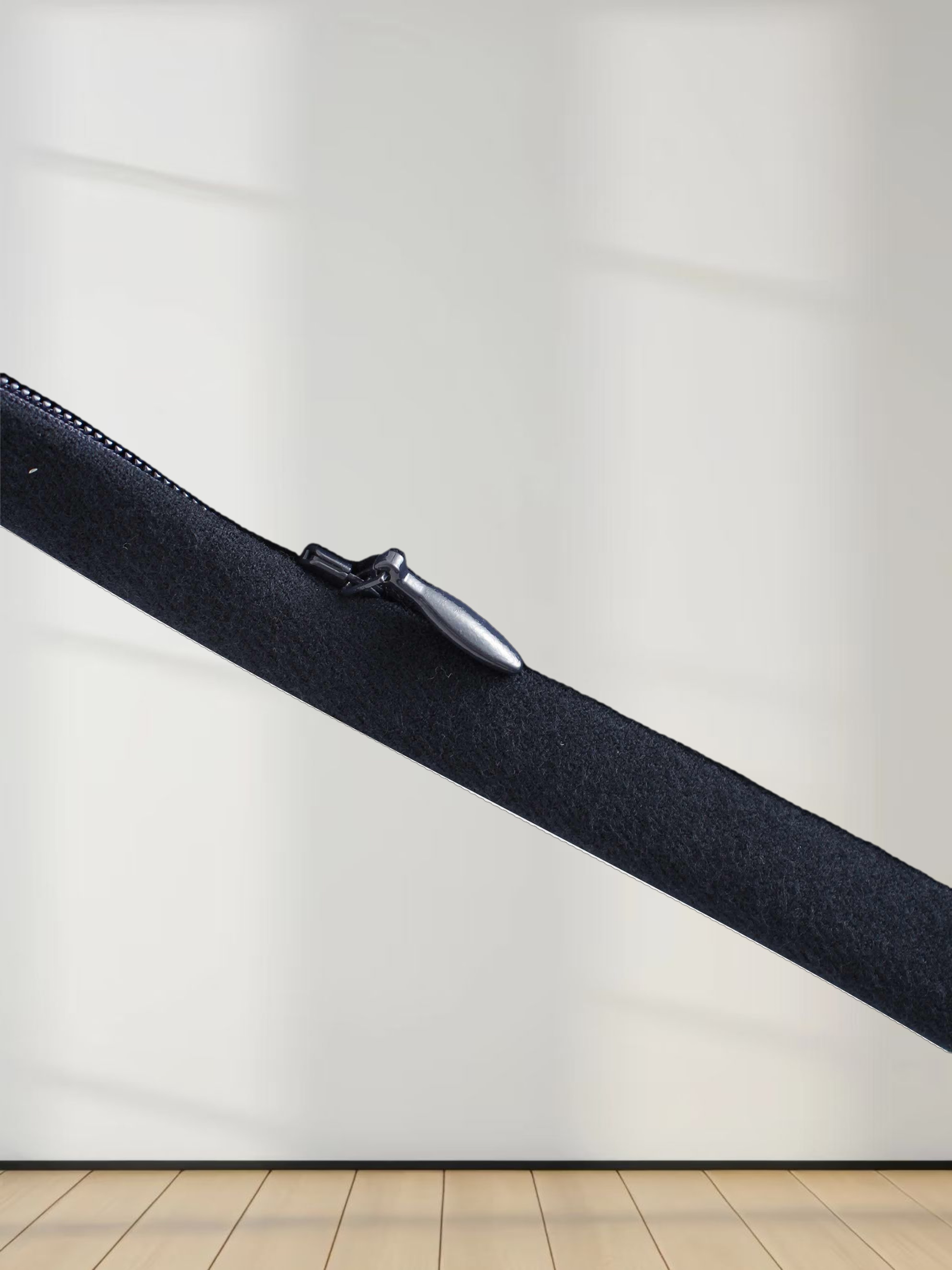 Basic A-Line Seamed Maxi Skirt-Navy