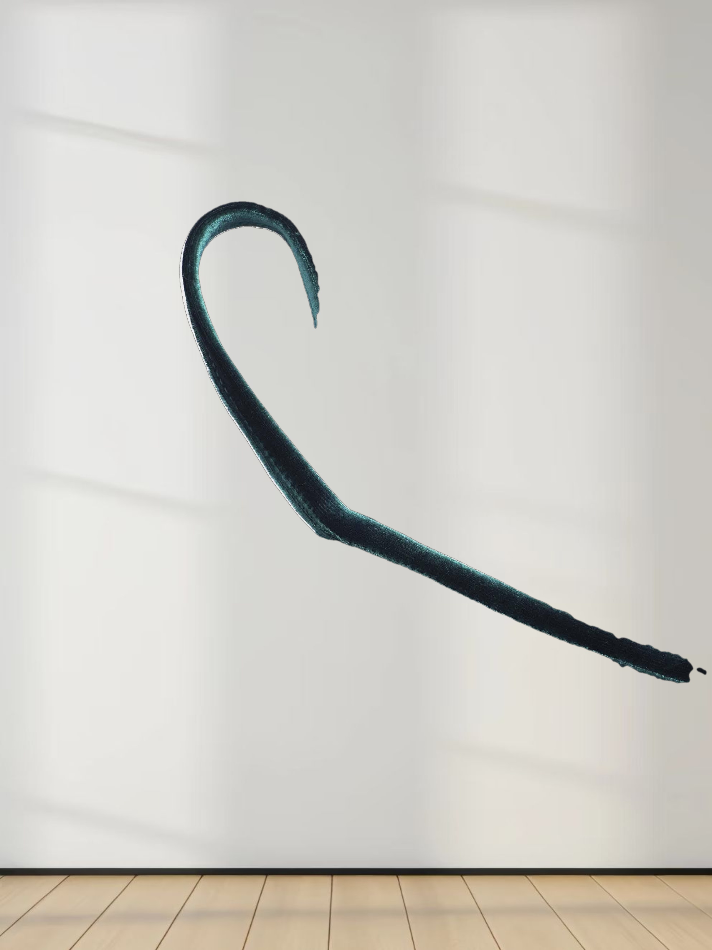 Velour Slip Dress - Emerald Green