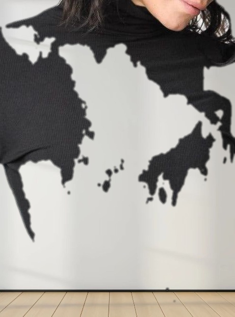 SLEEVELESS RIBBED TURTLENECK-BLACK