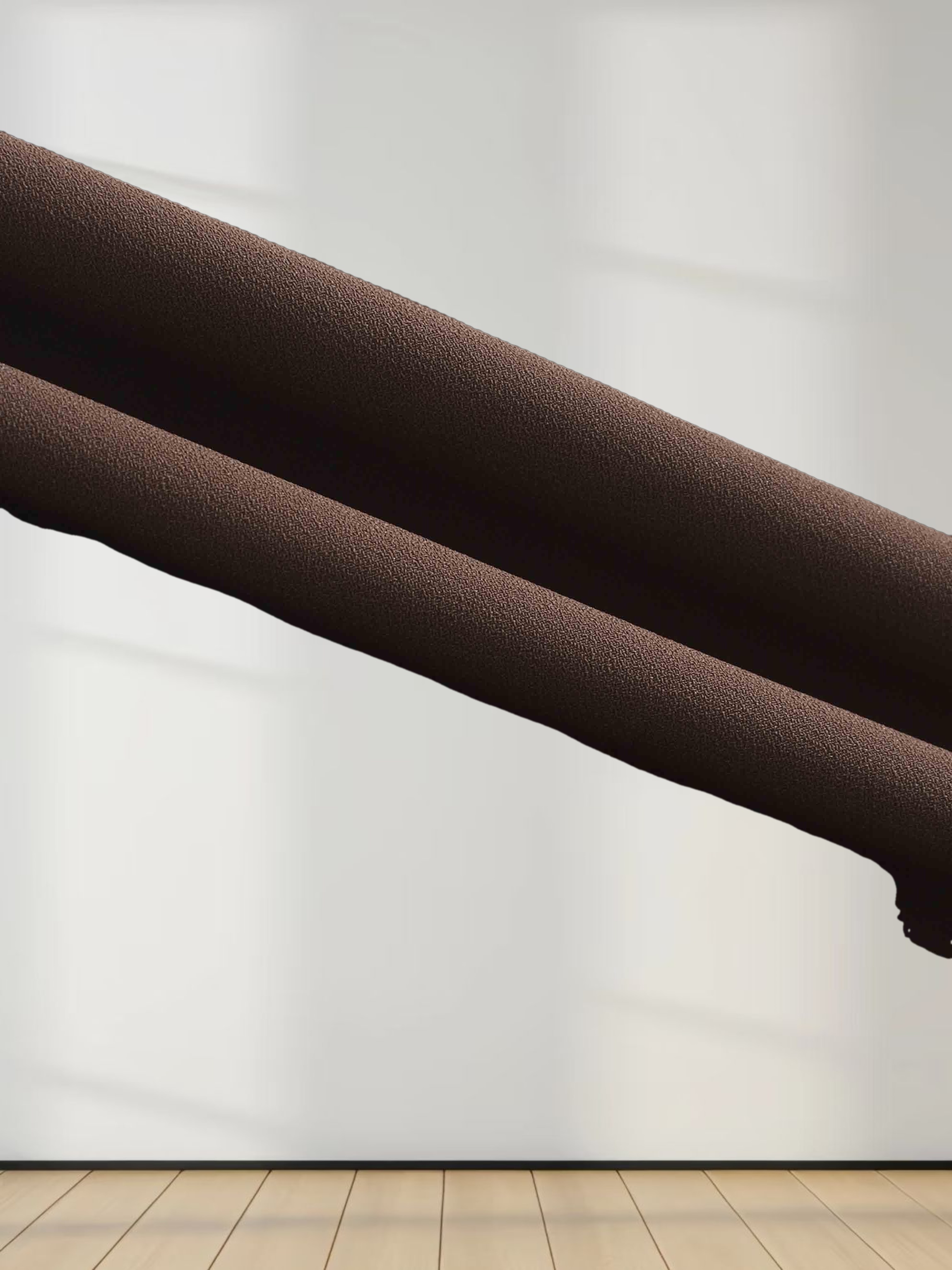 Crepe Flare Skirt-Brown