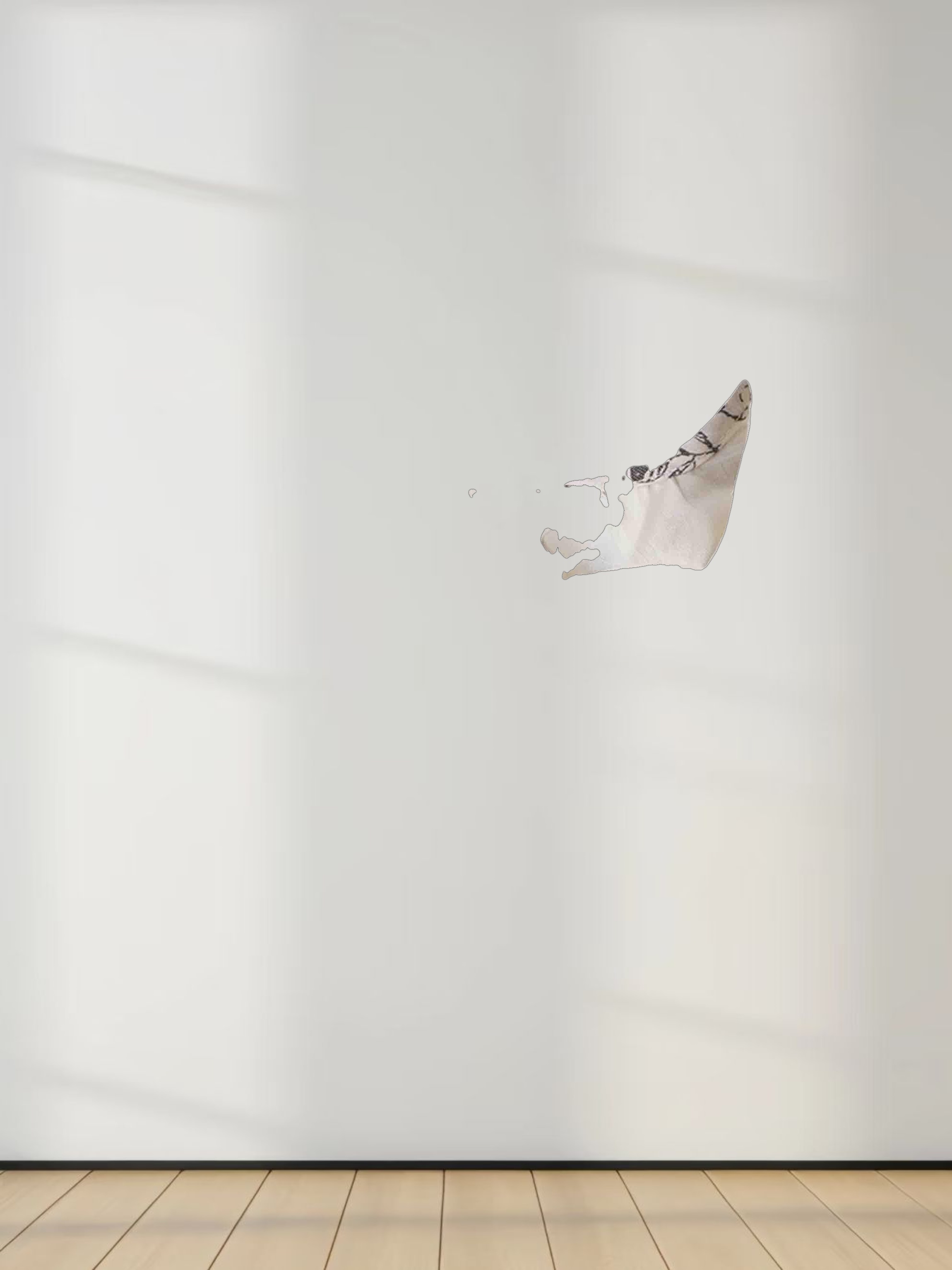 Asymmetrical Yoke Dress-Floral Branch