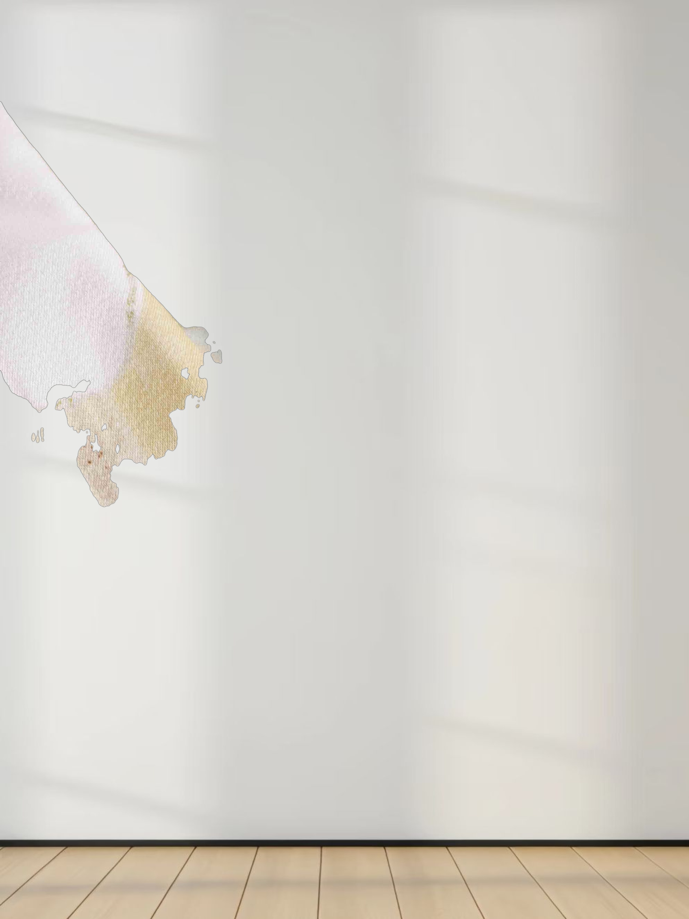 A-Line V Neck Slip Dress-Shades of Green