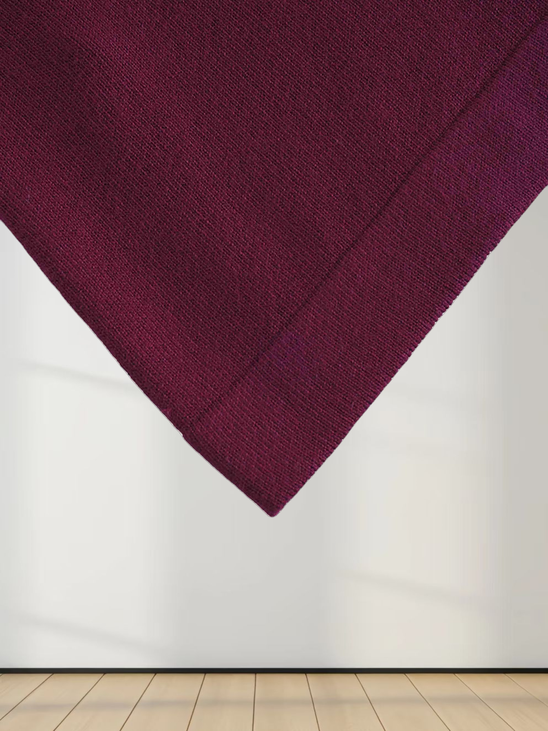 Knit Turtleneck-Burgundy