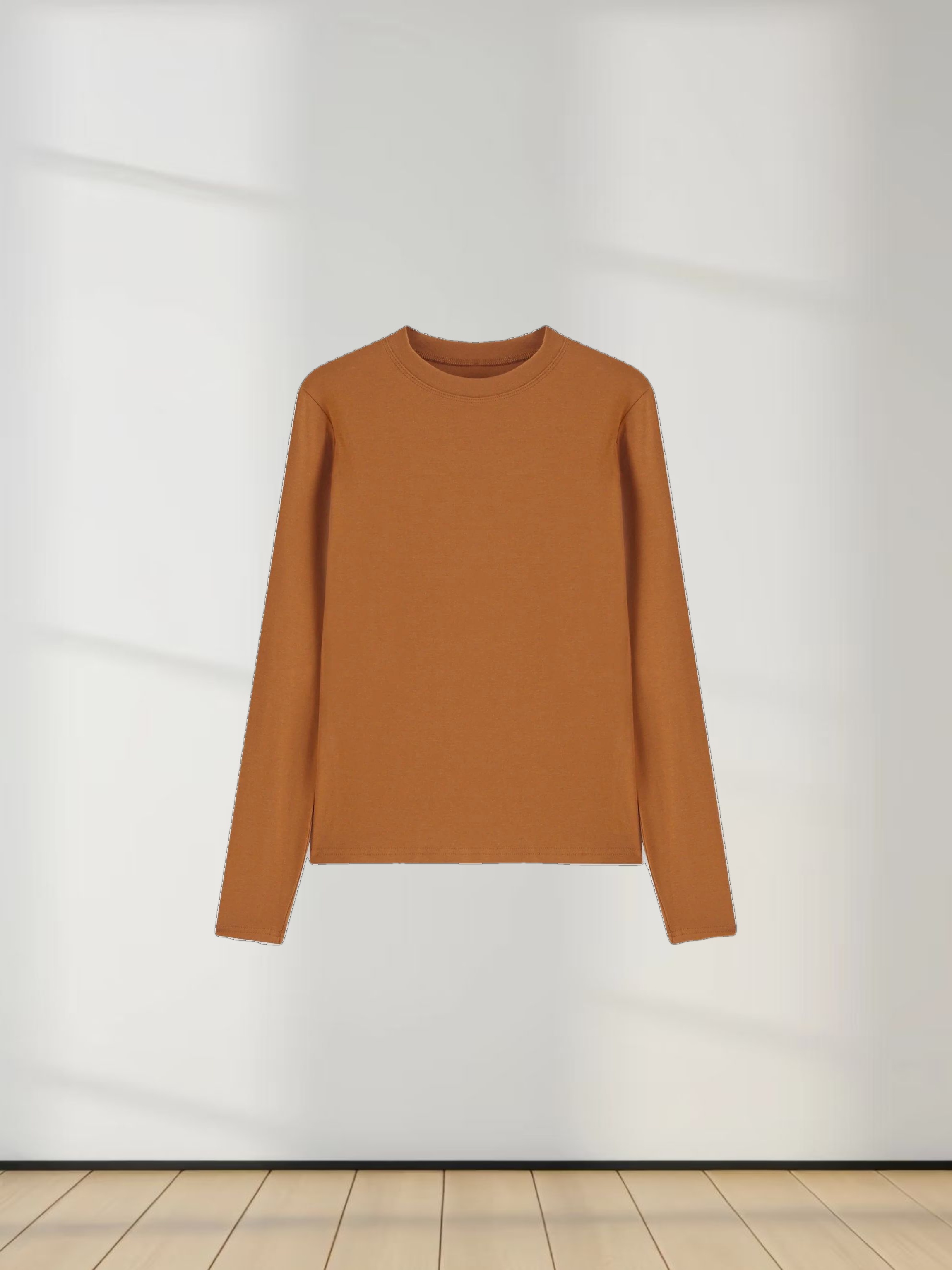 CLASSIC TEE LONG SLEEVE-BROWN