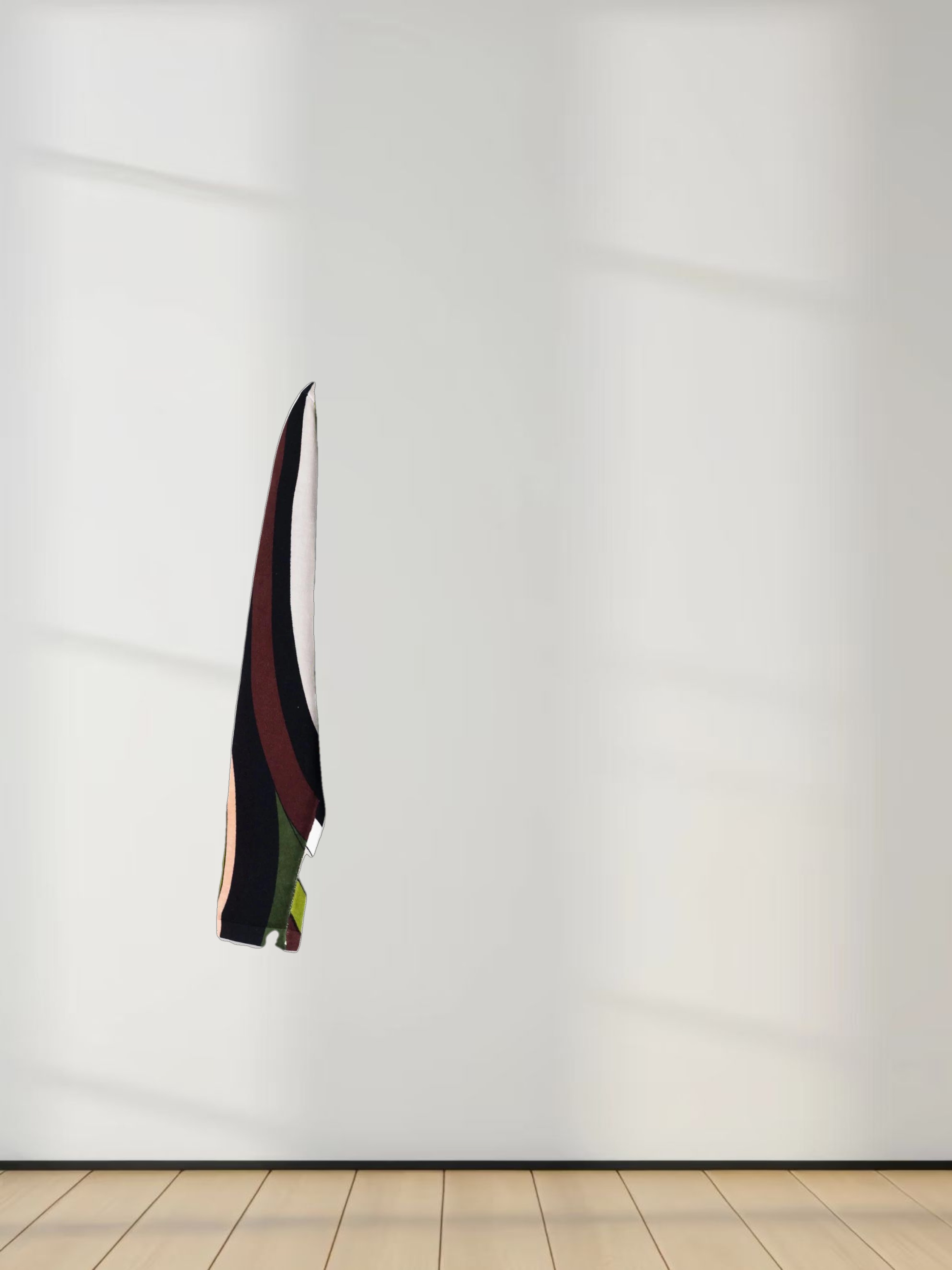 Mock Neck Sweater-Brown Swirl