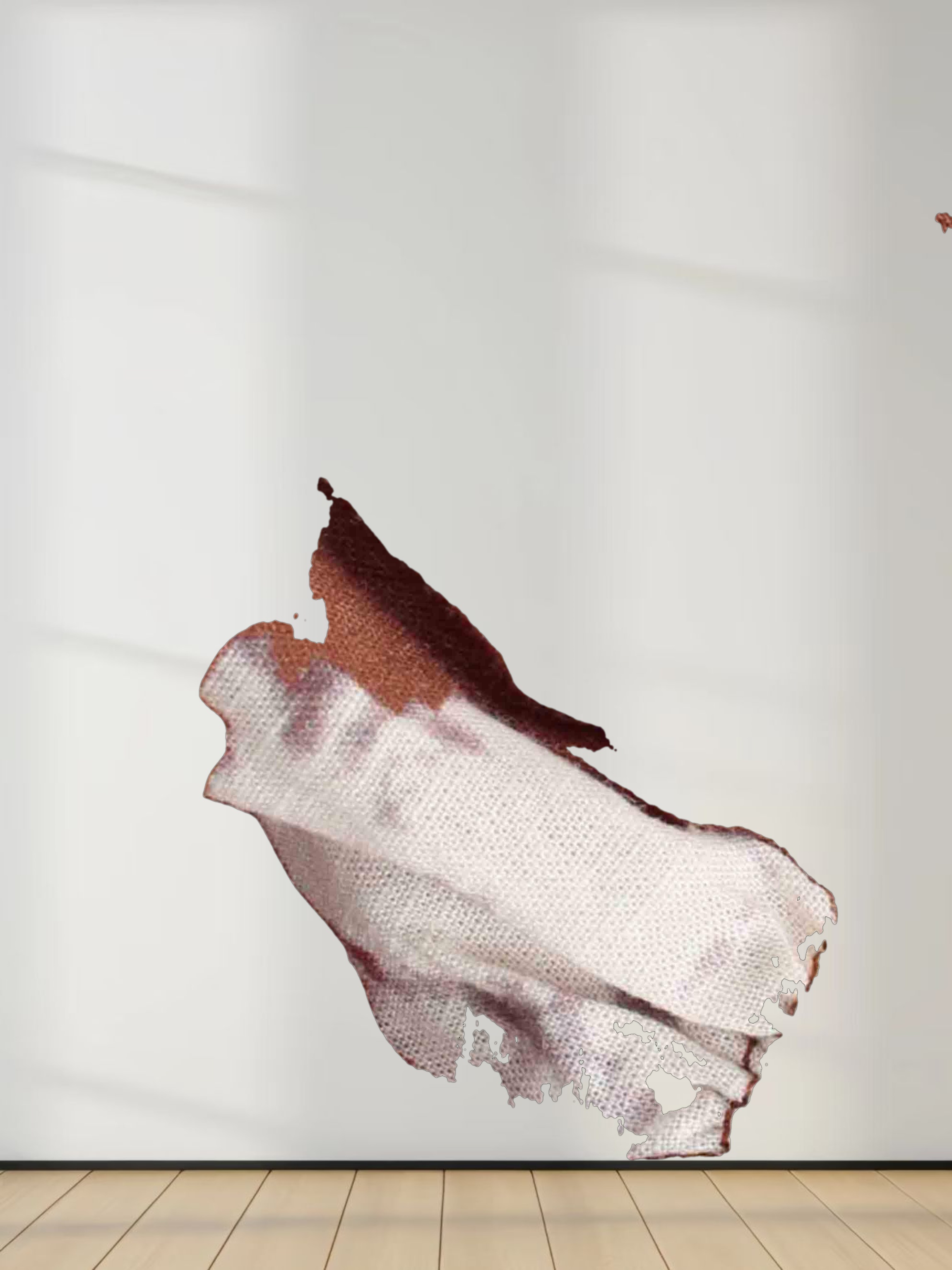 A Line Shirtdress-Brown Floral