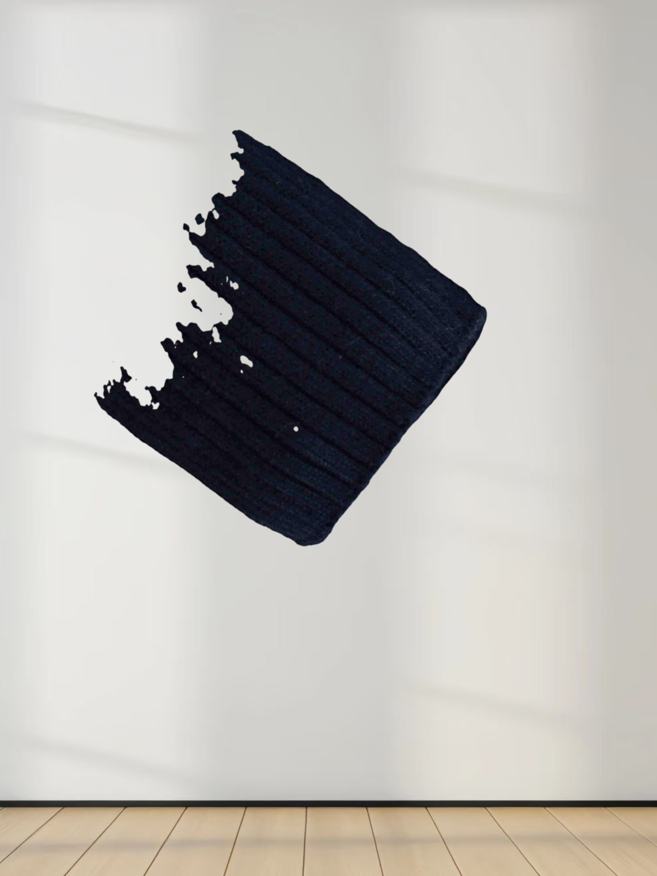 Center Design Sweater-Navy