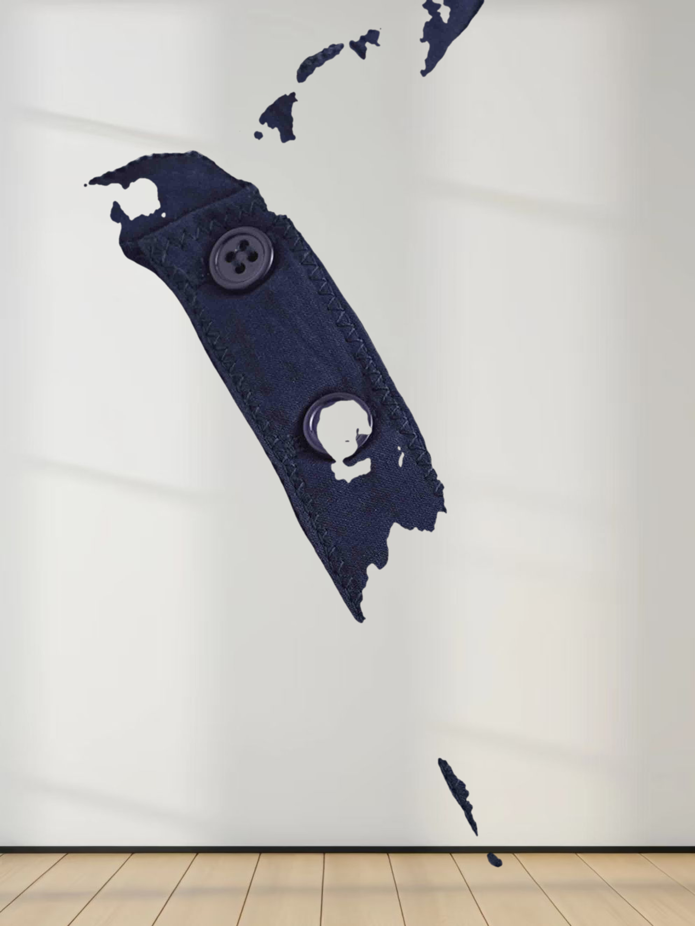 Trim Detail Henley-Navy