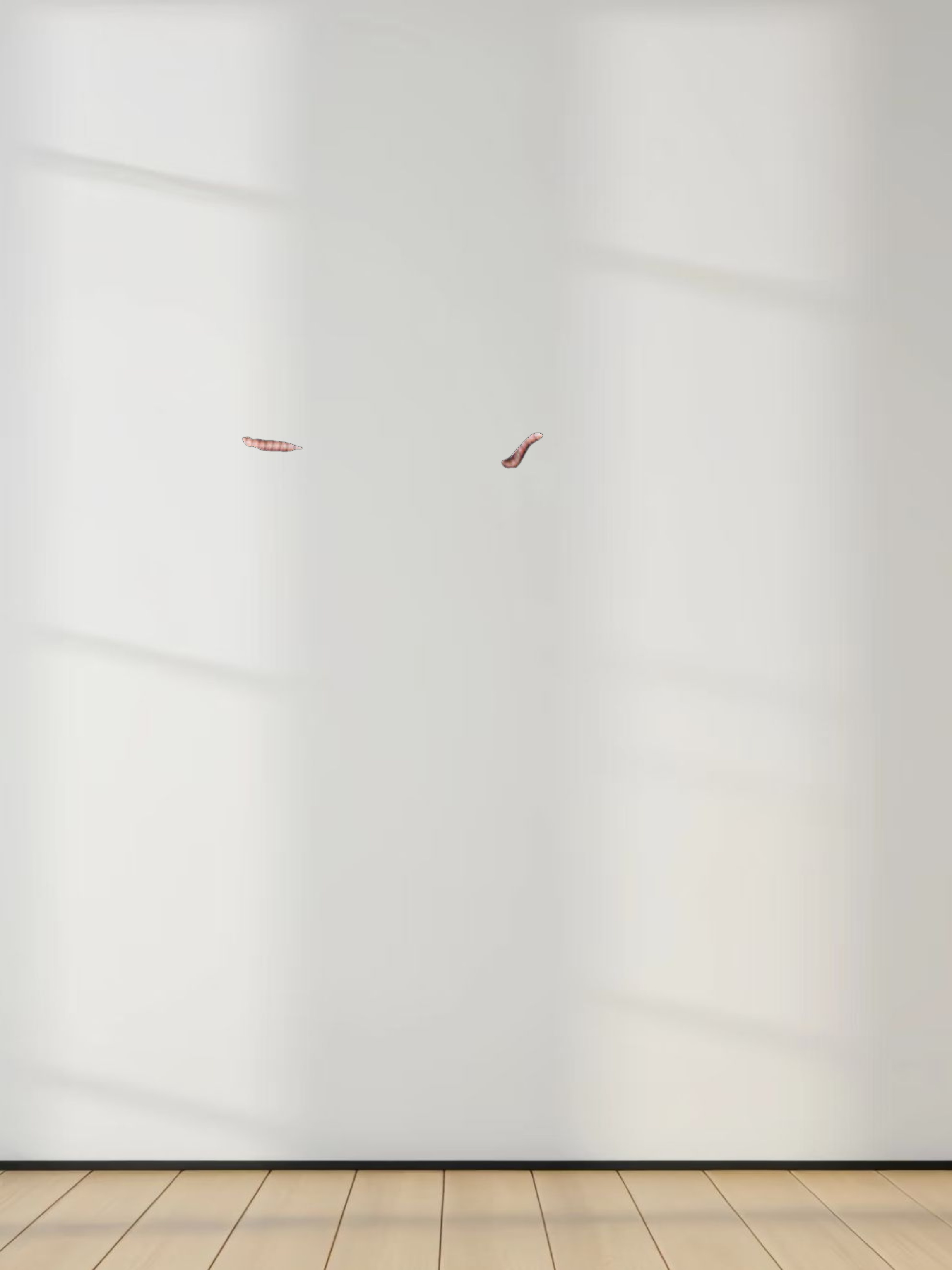 Striped Ribbed Turtleneck-Grey/Peach