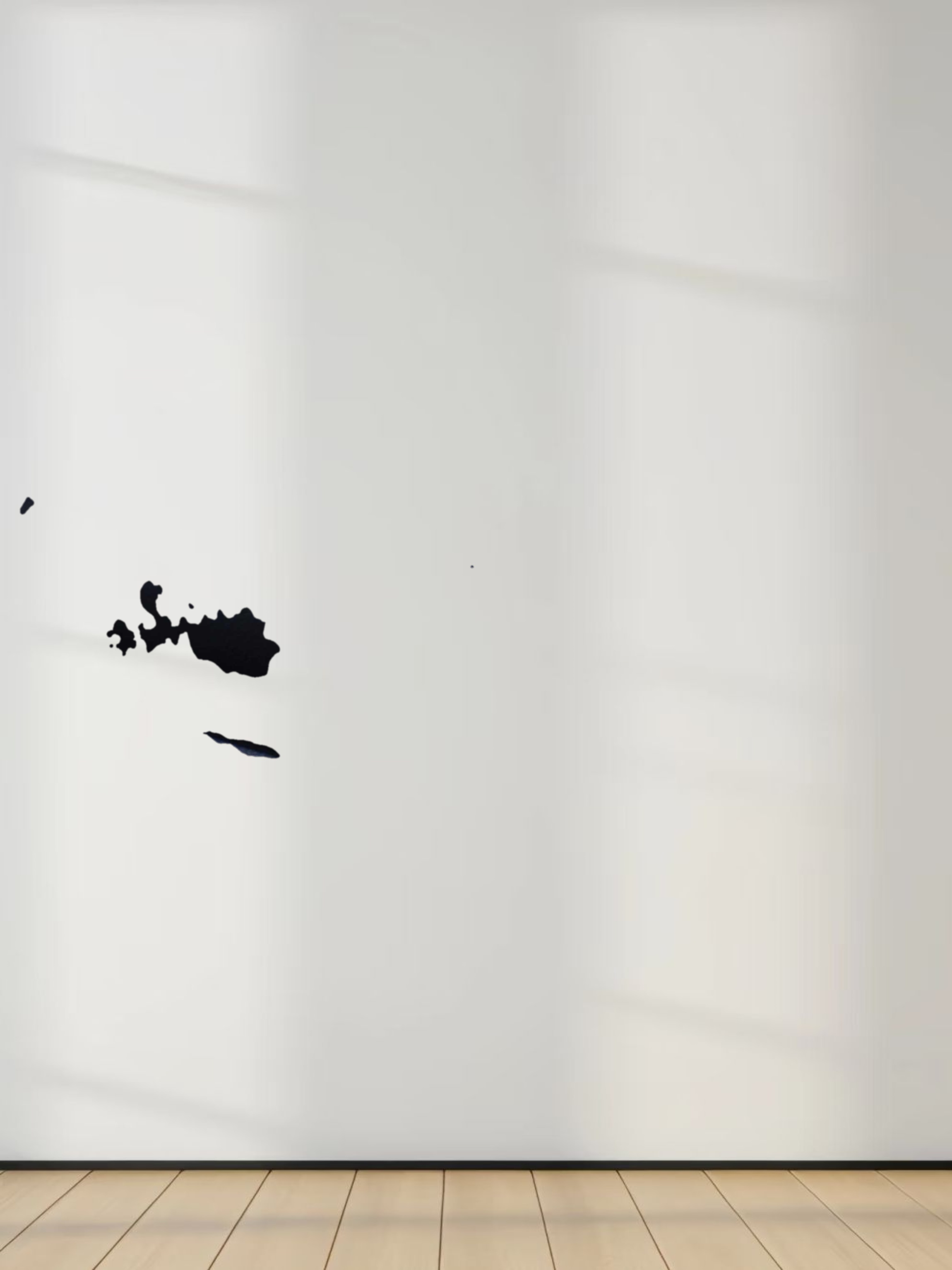 Short A-Line Seamed Faux Leather Skirt-Navy