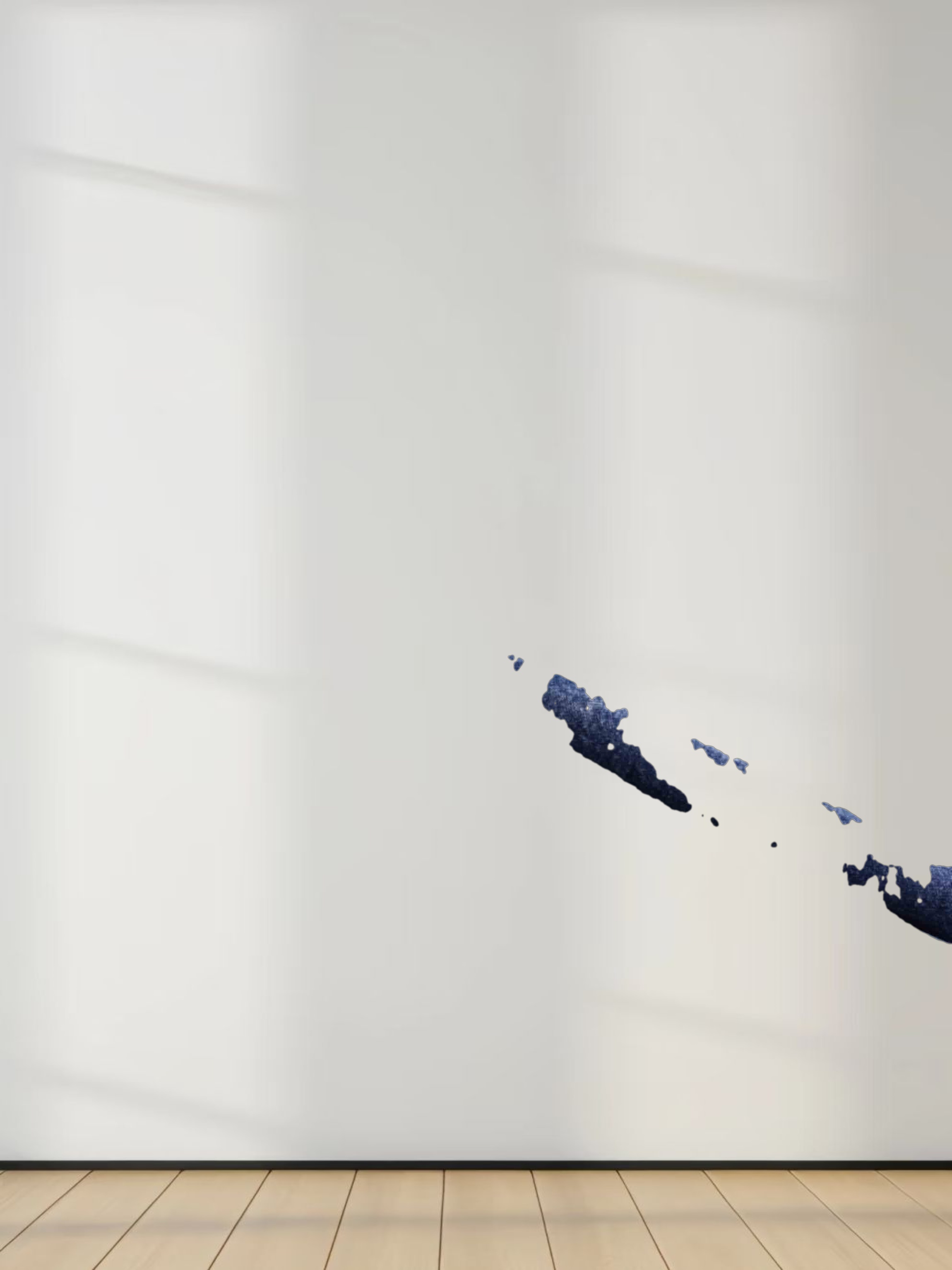 Crew Neck Jumper-Washed Blue Denim