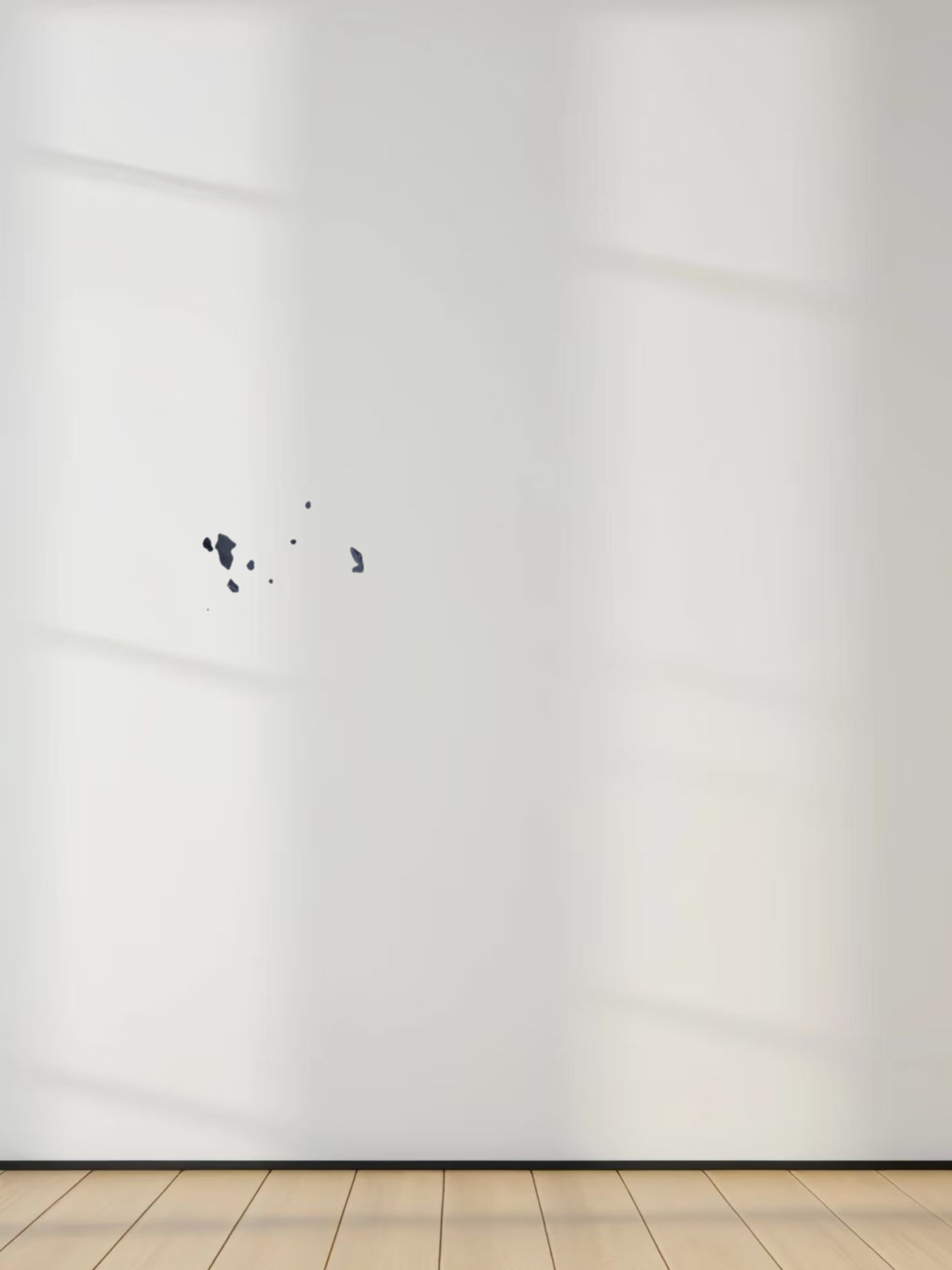 RIBBED HIGH V TEE LS-DENIM BLUE