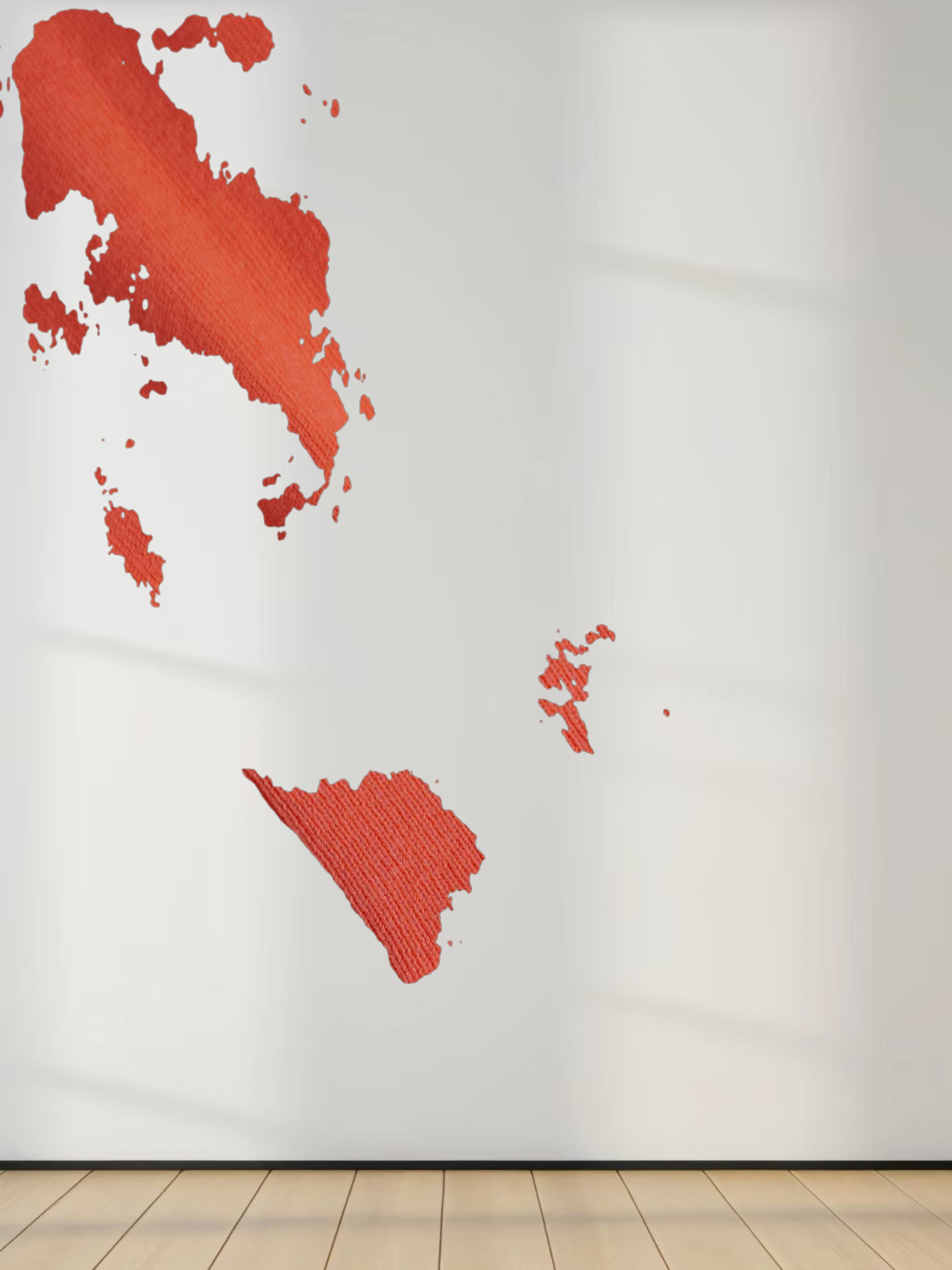 High V Lightweight Sweater-Coral