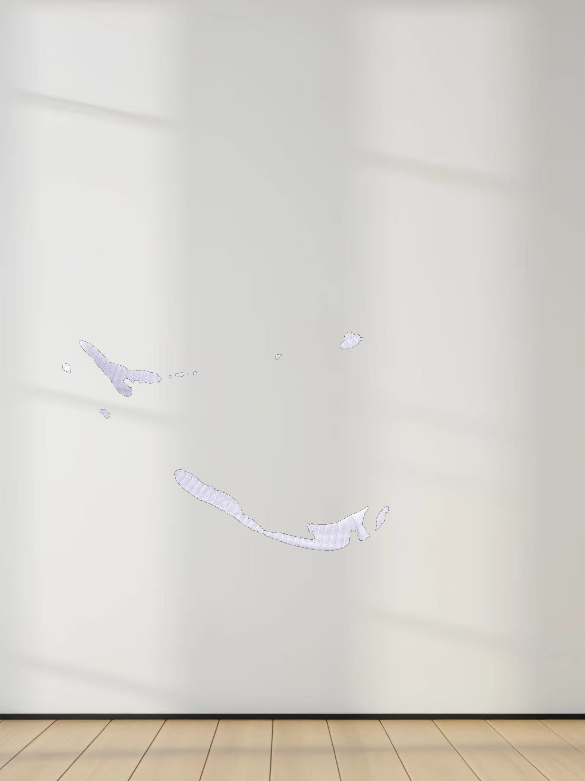 HIGH V RIBBED TEE - LS-WHITE