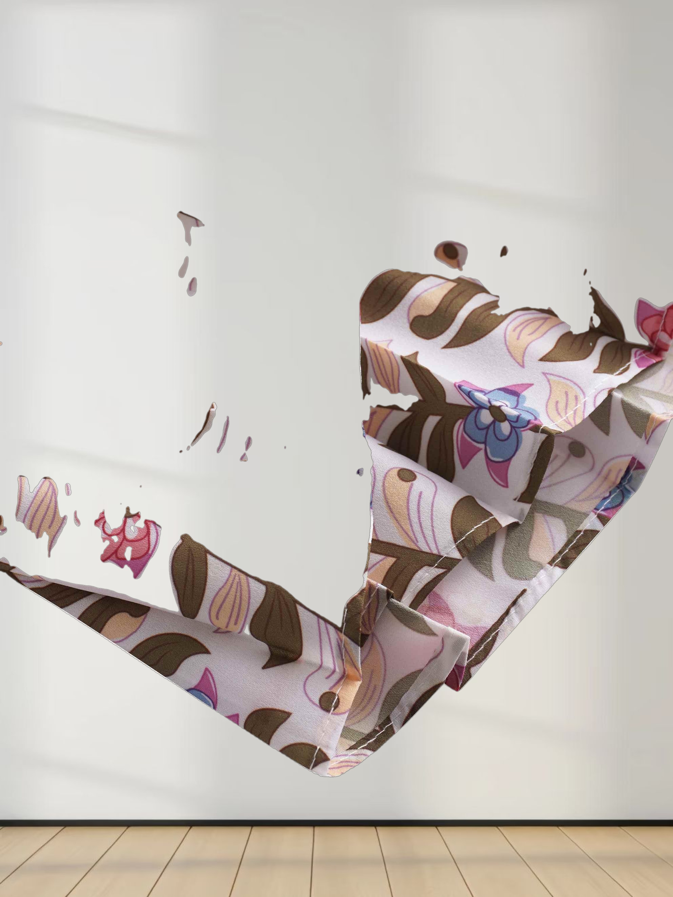 Covered Band Pleated Skirt 37