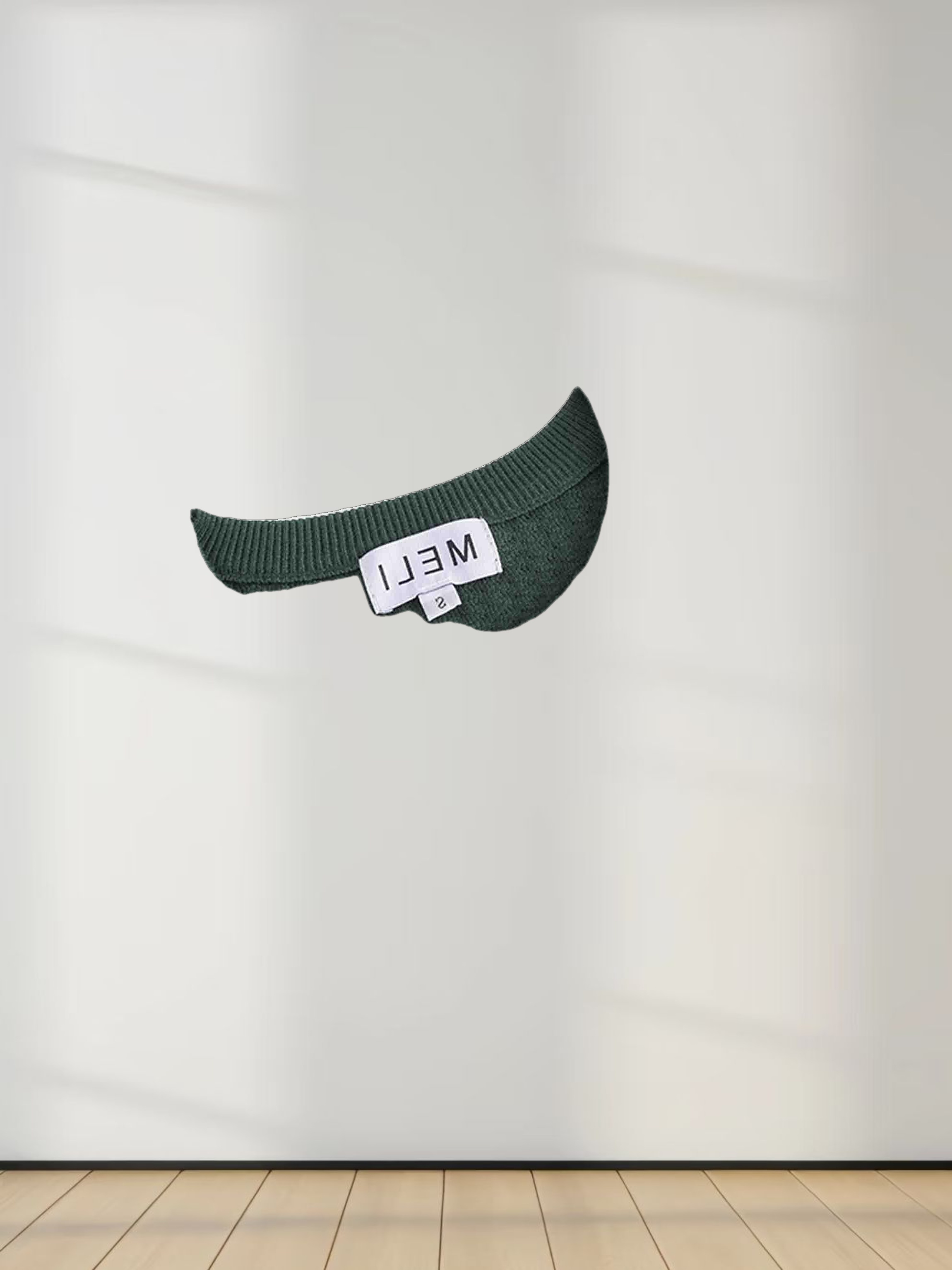 Waffle Wave Sweater- Solid Green