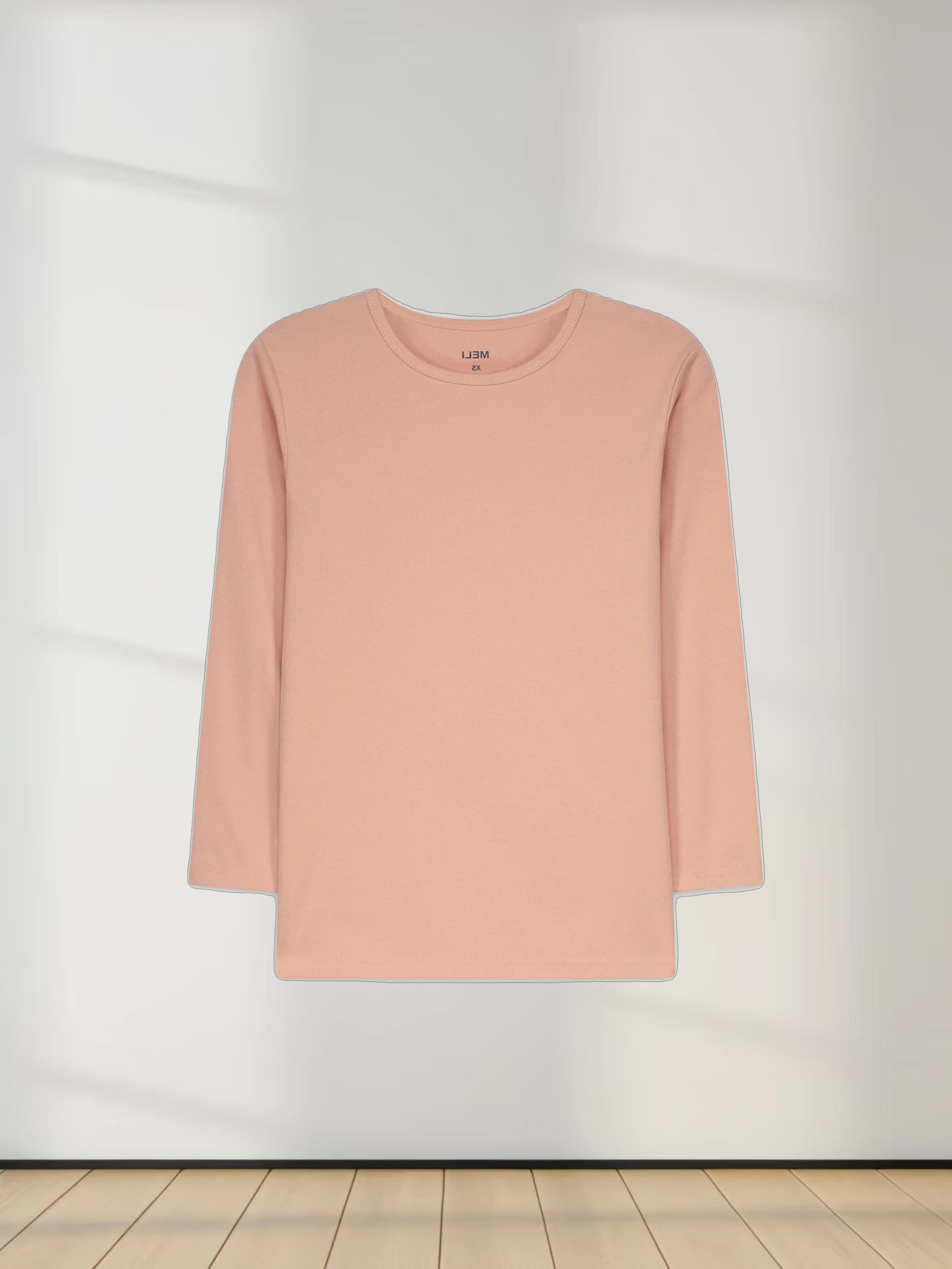 CLASSIC TEE 3Q-PEACH