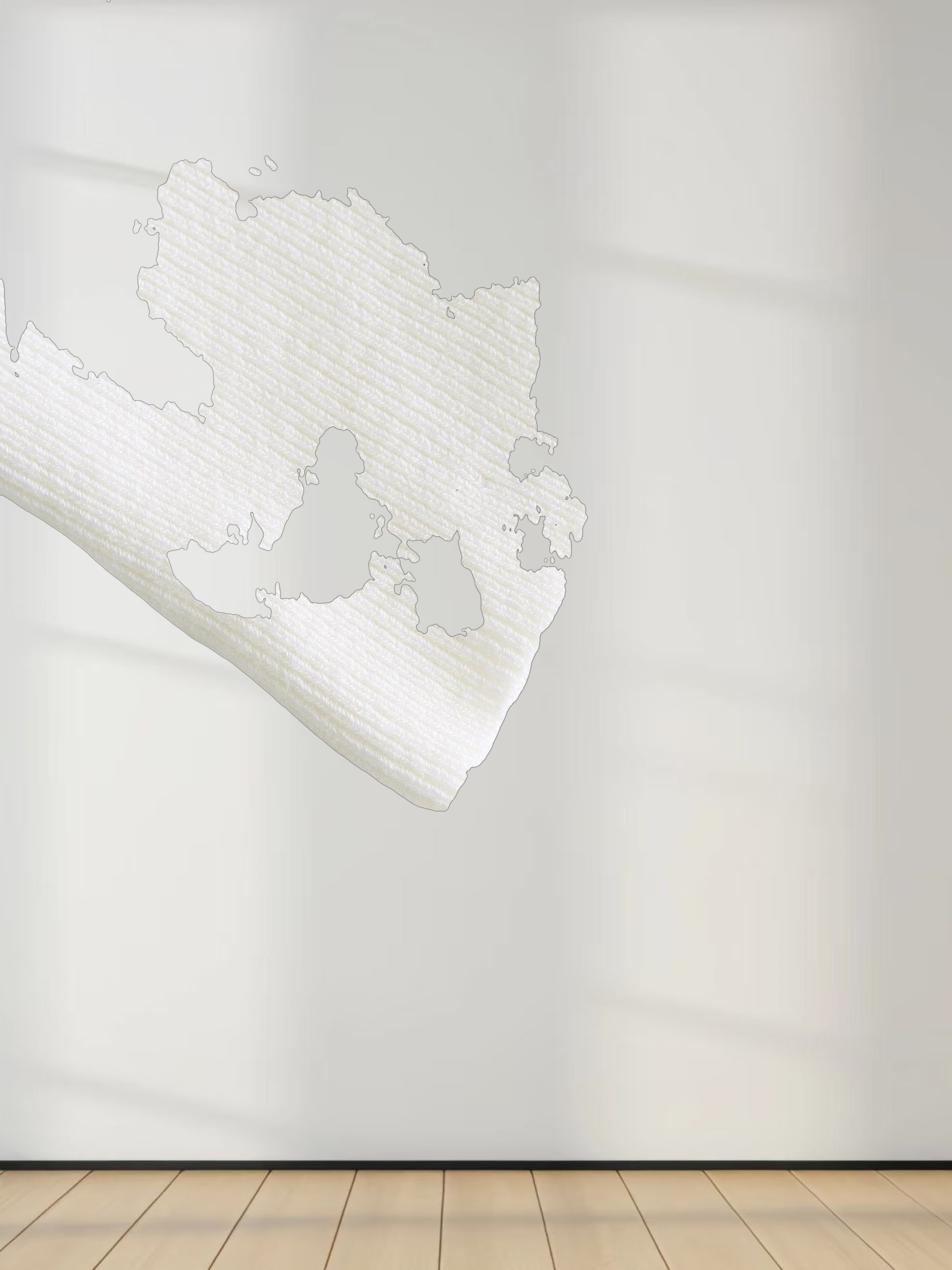 Ruched Sweater-White