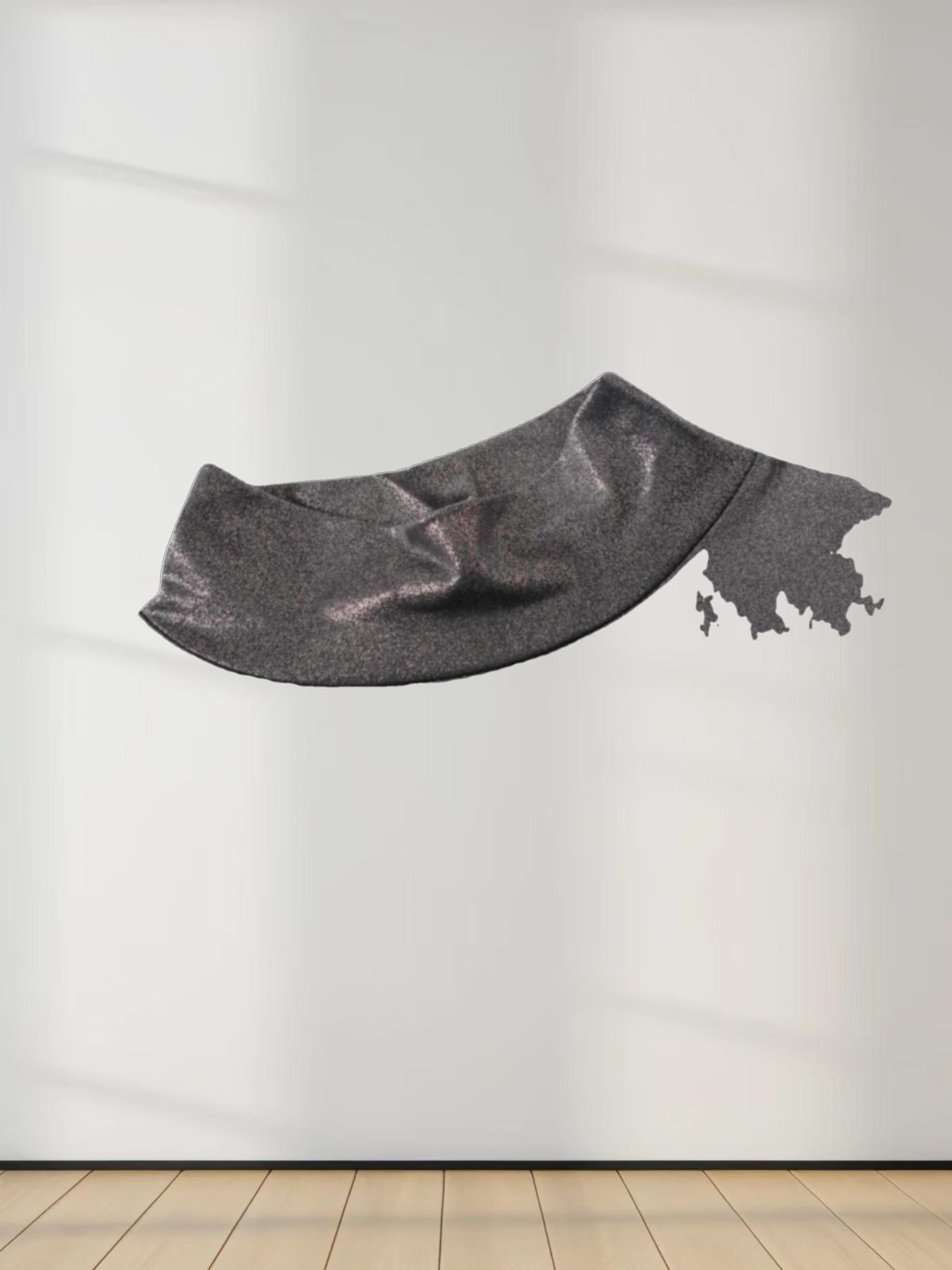 Shimmer Turtleneck-Grey/Gold